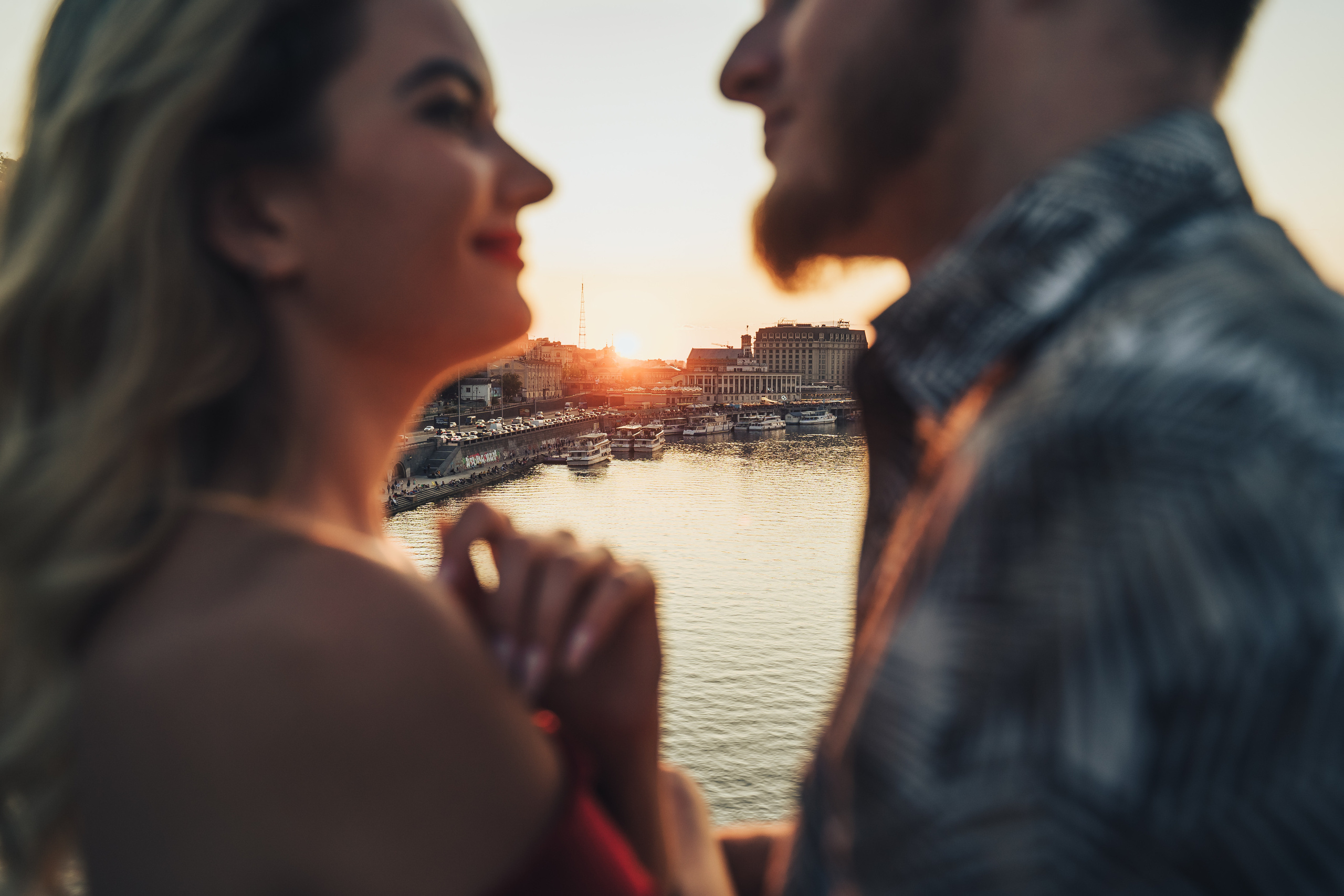 Beautiful sunset. Photographer in London Daria Agafonova