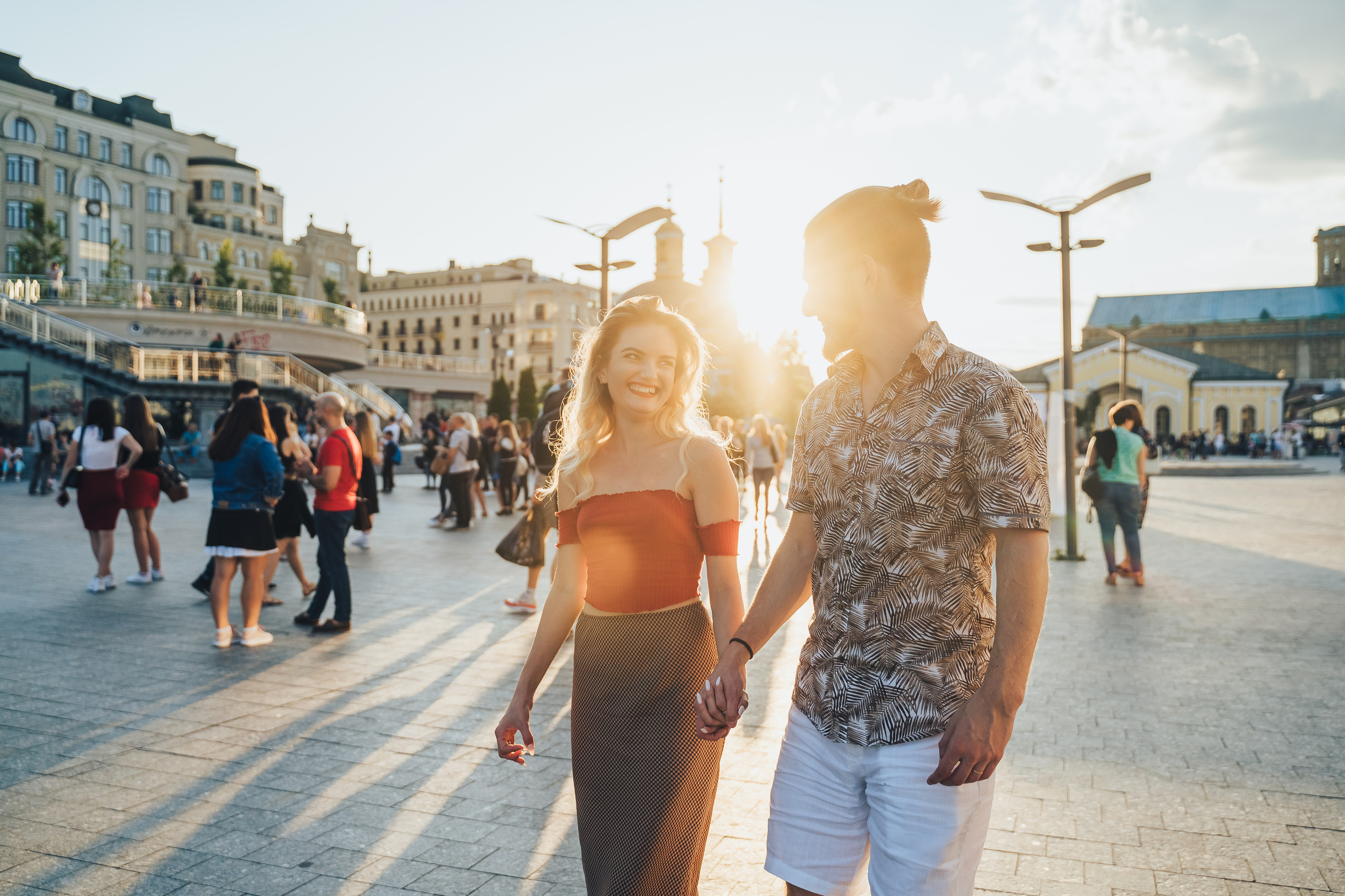Beautiful sunset. Photographer in London Daria Agafonova