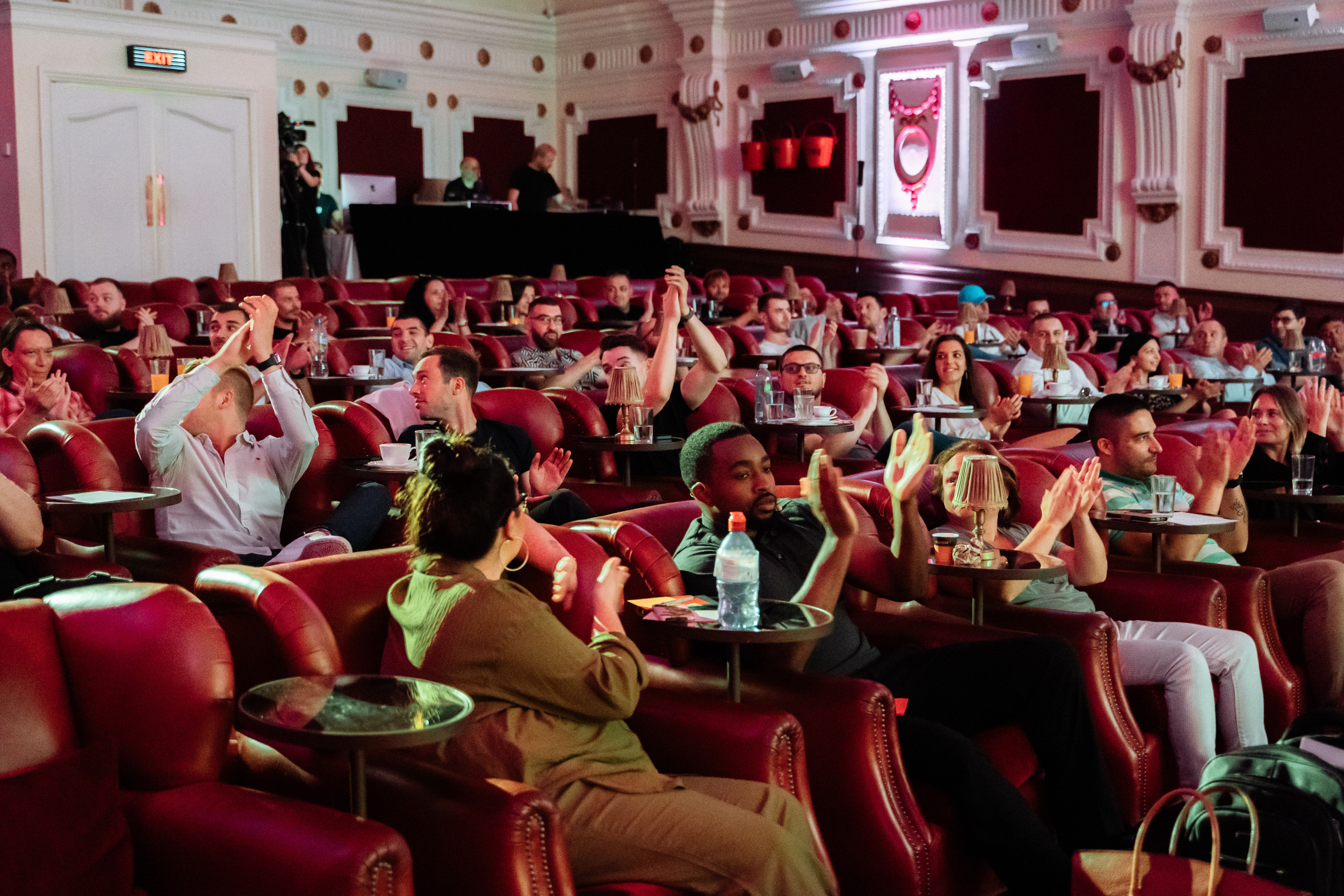 Jiminny business update event. London. Photographer in London Daria Agafonova