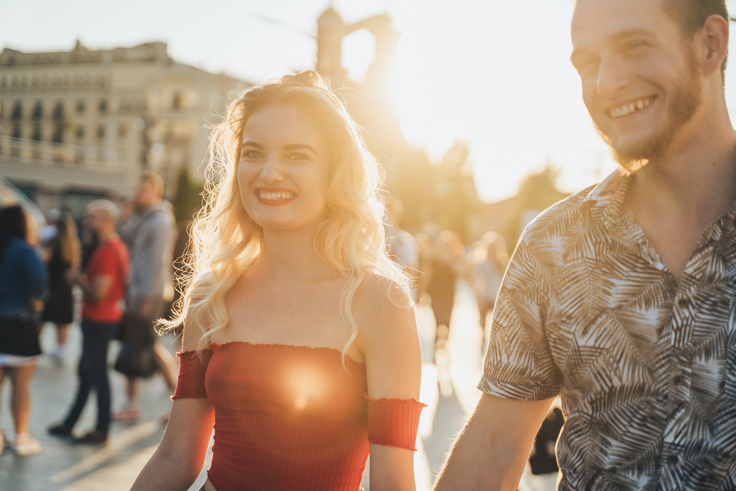 Beautiful sunset. Photographer in London Daria Agafonova