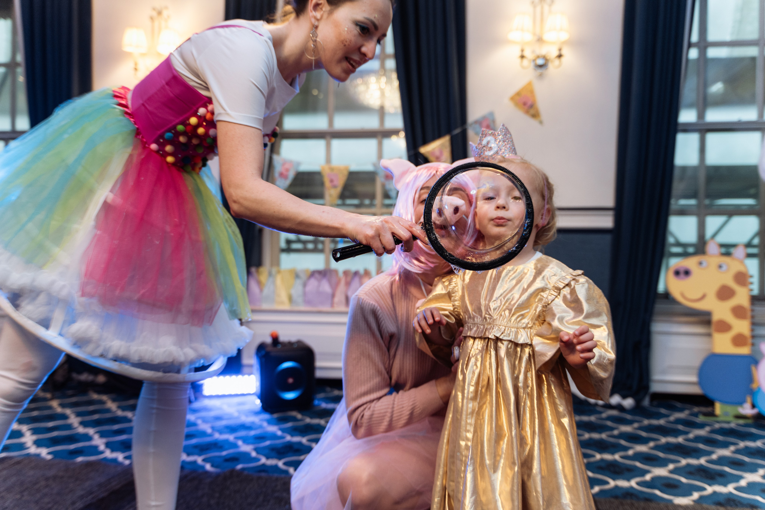 Peppa Pig Birthday party. Photographer in London Daria Agafonova