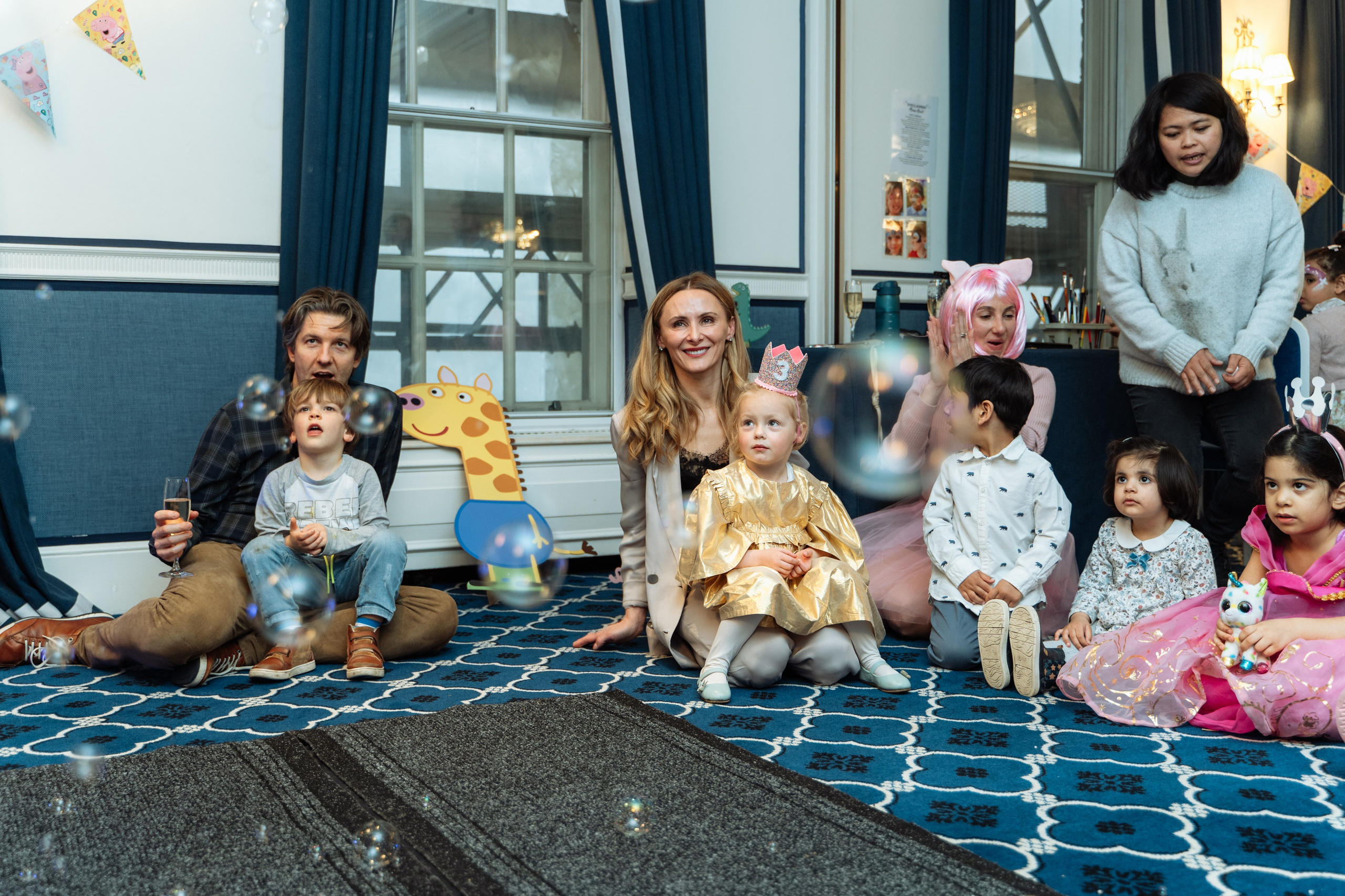 Peppa Pig Birthday party. Photographer in London Daria Agafonova