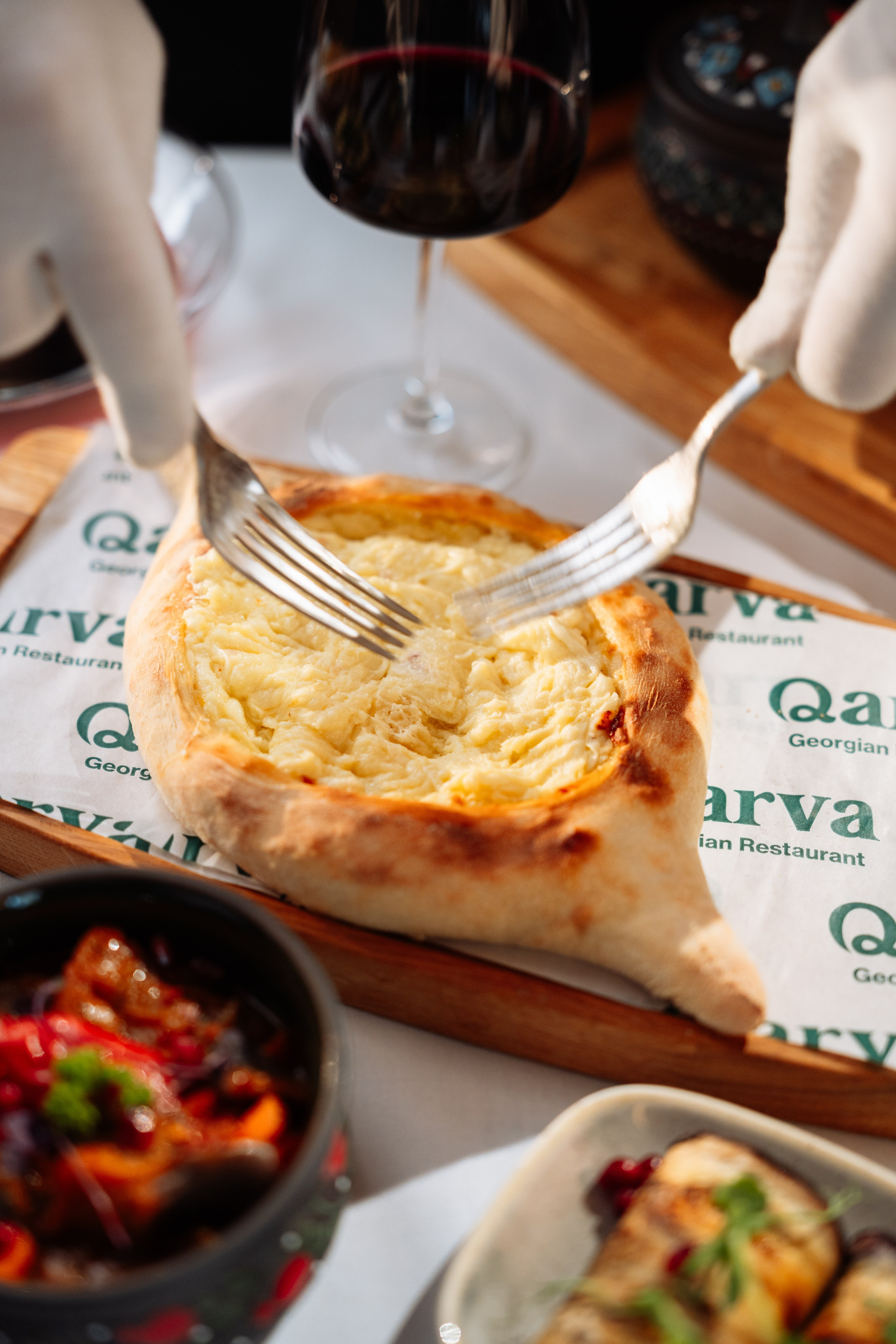 Qarva. Georgian restaurant. Photographer in London Daria Agafonova