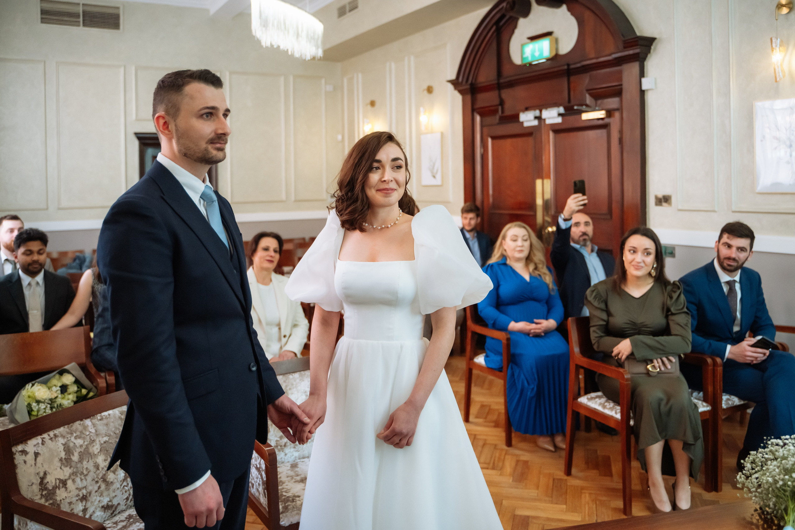 Kensington and Chelsea Register Office. Mia and Vlad. Photographer in London Daria Agafonova