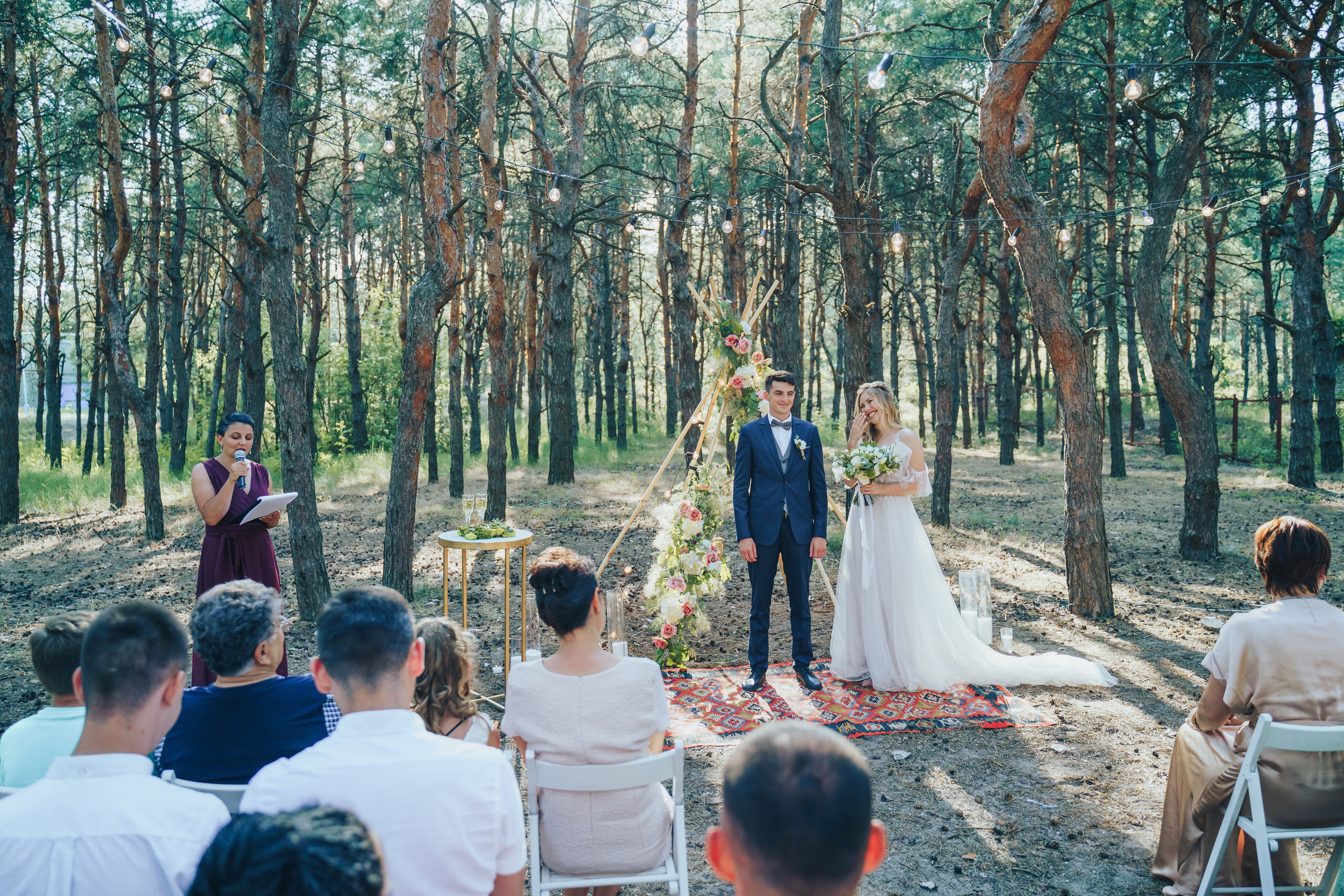 Forest wedding. Maria and Oleksandr. Photographer in London Daria Agafonova