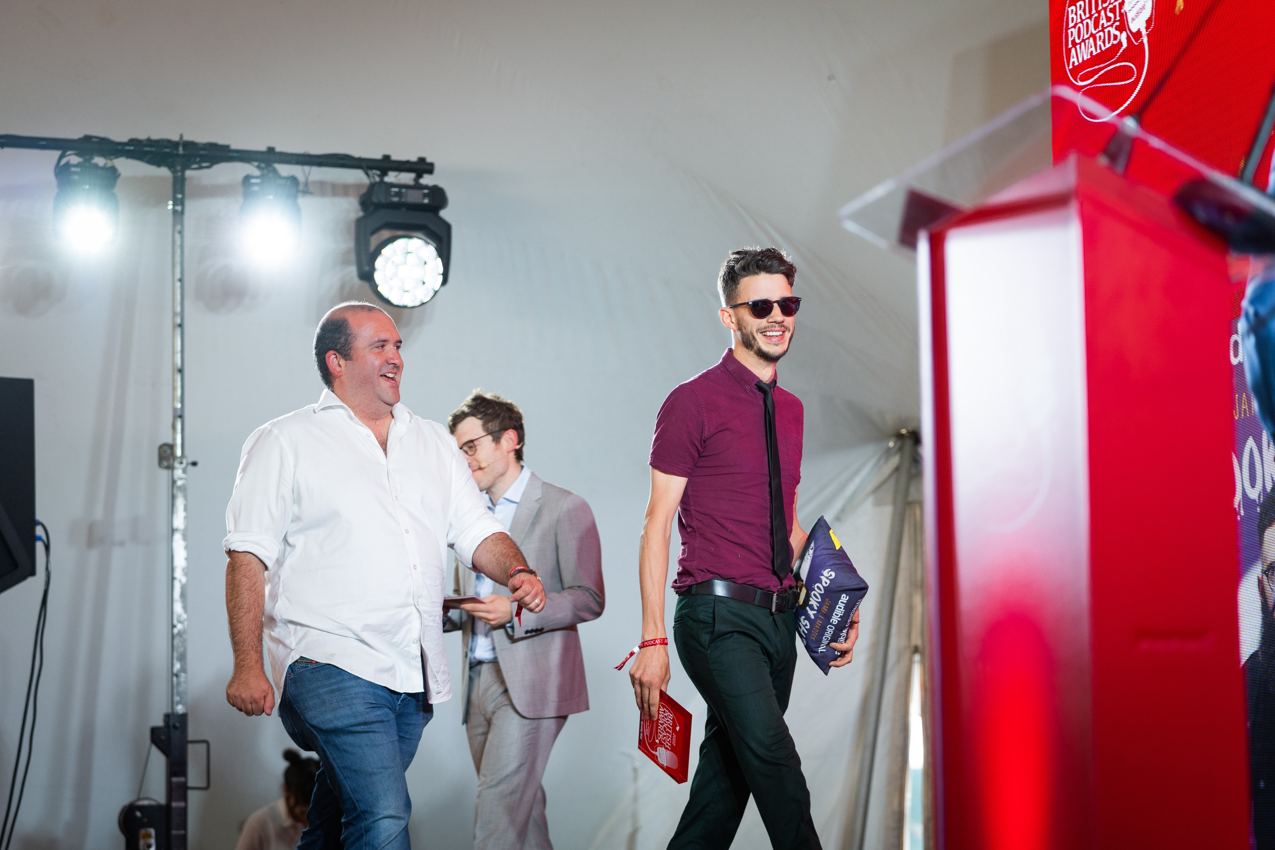 British podcast awards. London. Photographer in London Daria Agafonova