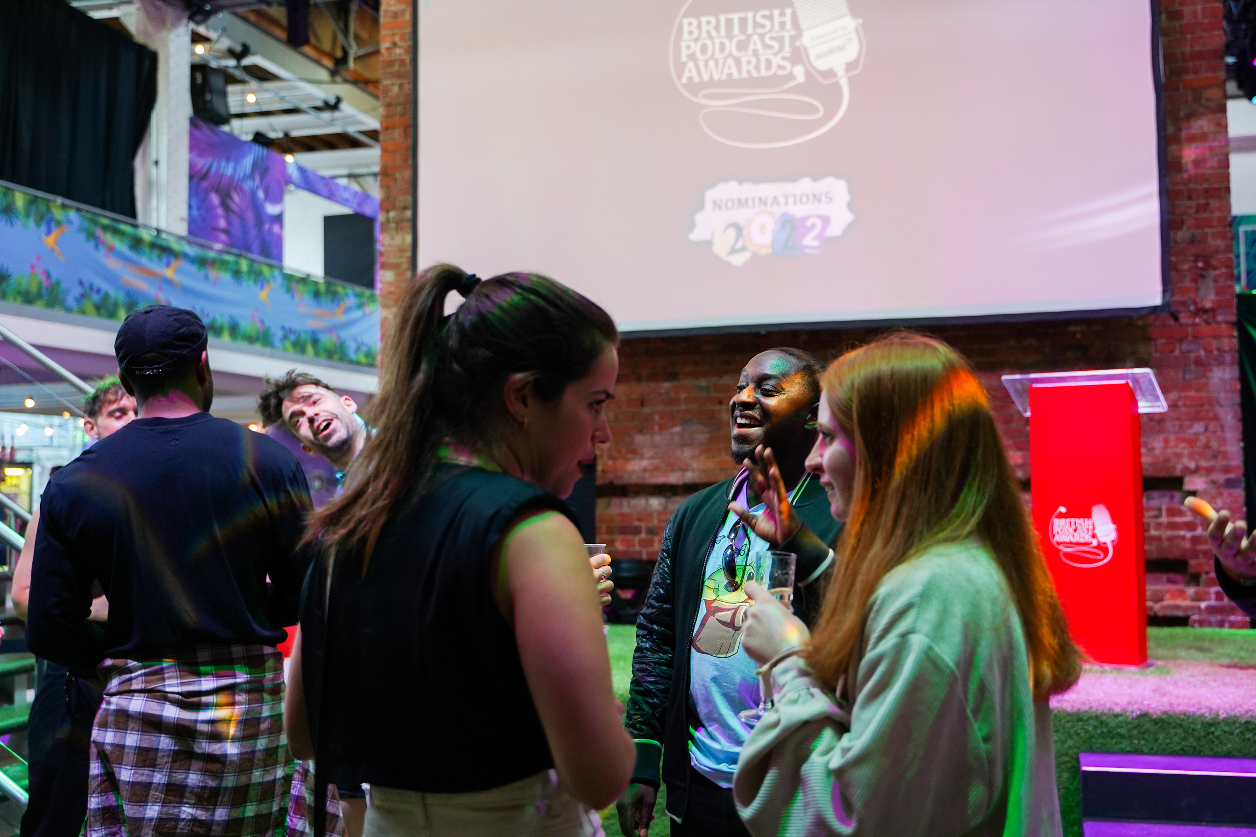 British podcast award. Nominations announcement. London. Photographer in London Daria Agafonova