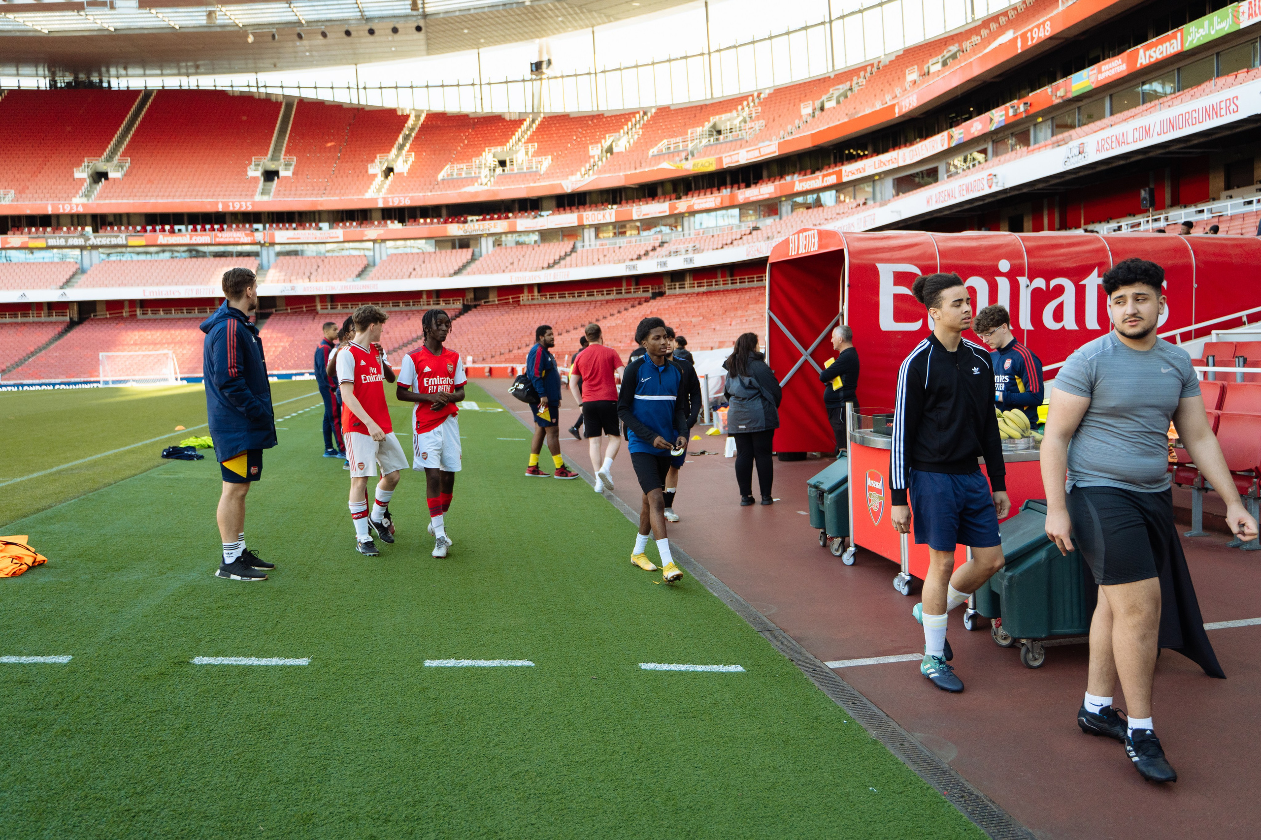 Lavazza Activation Coverage. Arsenal Stadium. London. Photographer in London Daria Agafonova