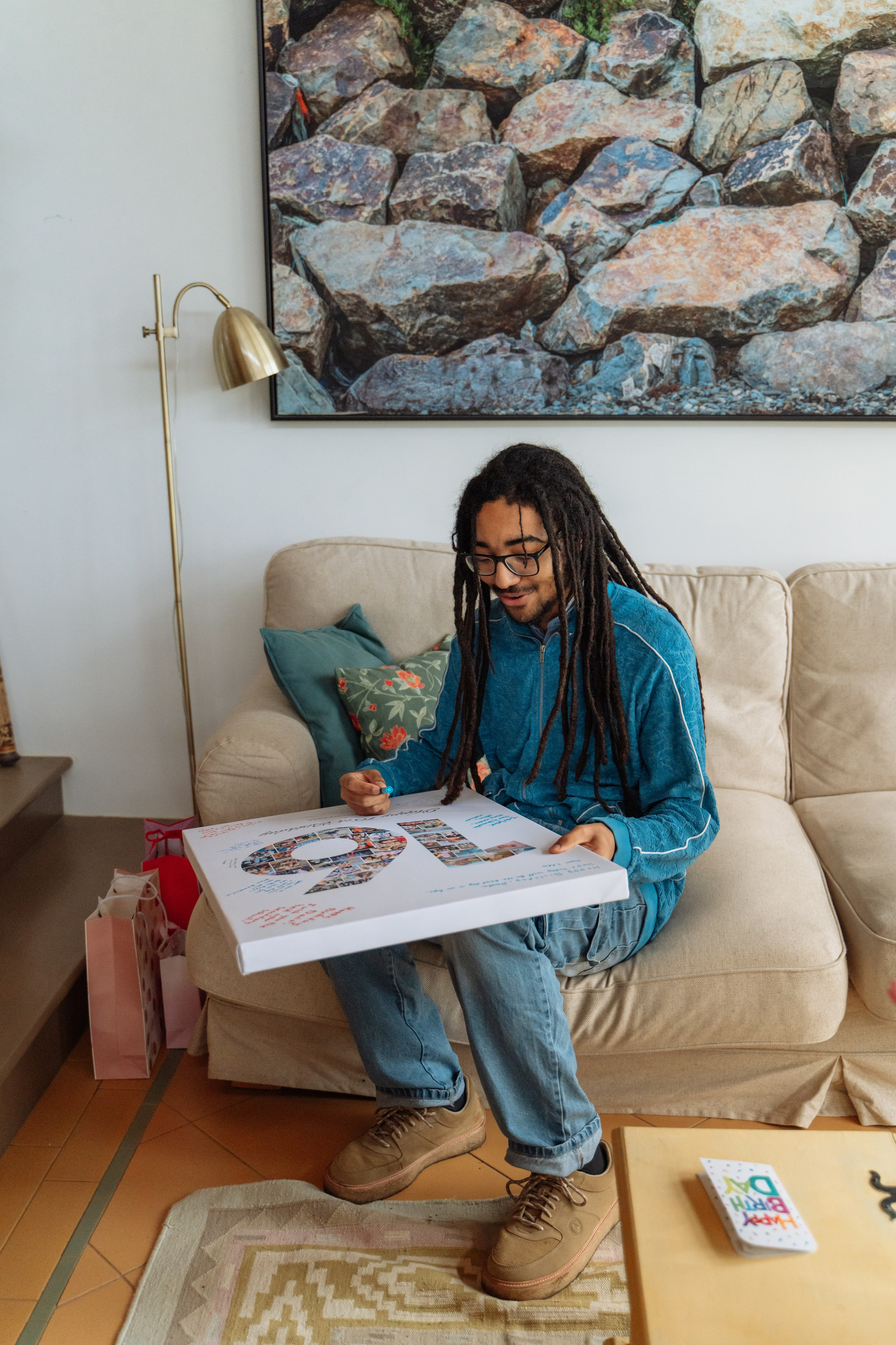 Home Birthday party. Photographer in London Daria Agafonova