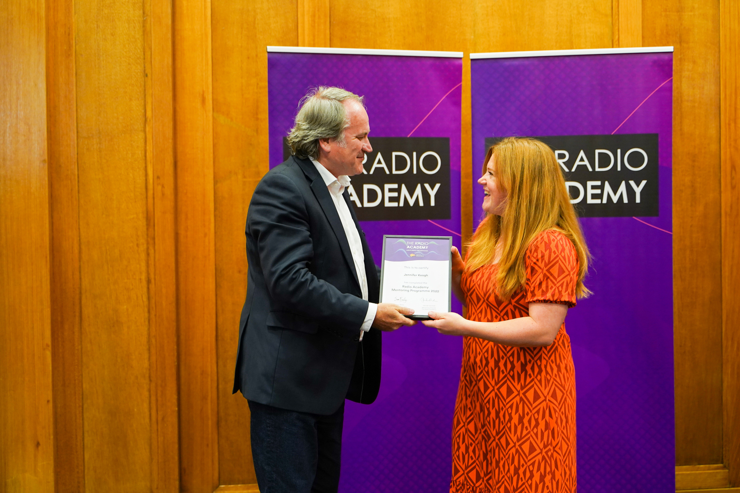 The radio academy mentoring program graduation. London. Photographer in London Daria Agafonova