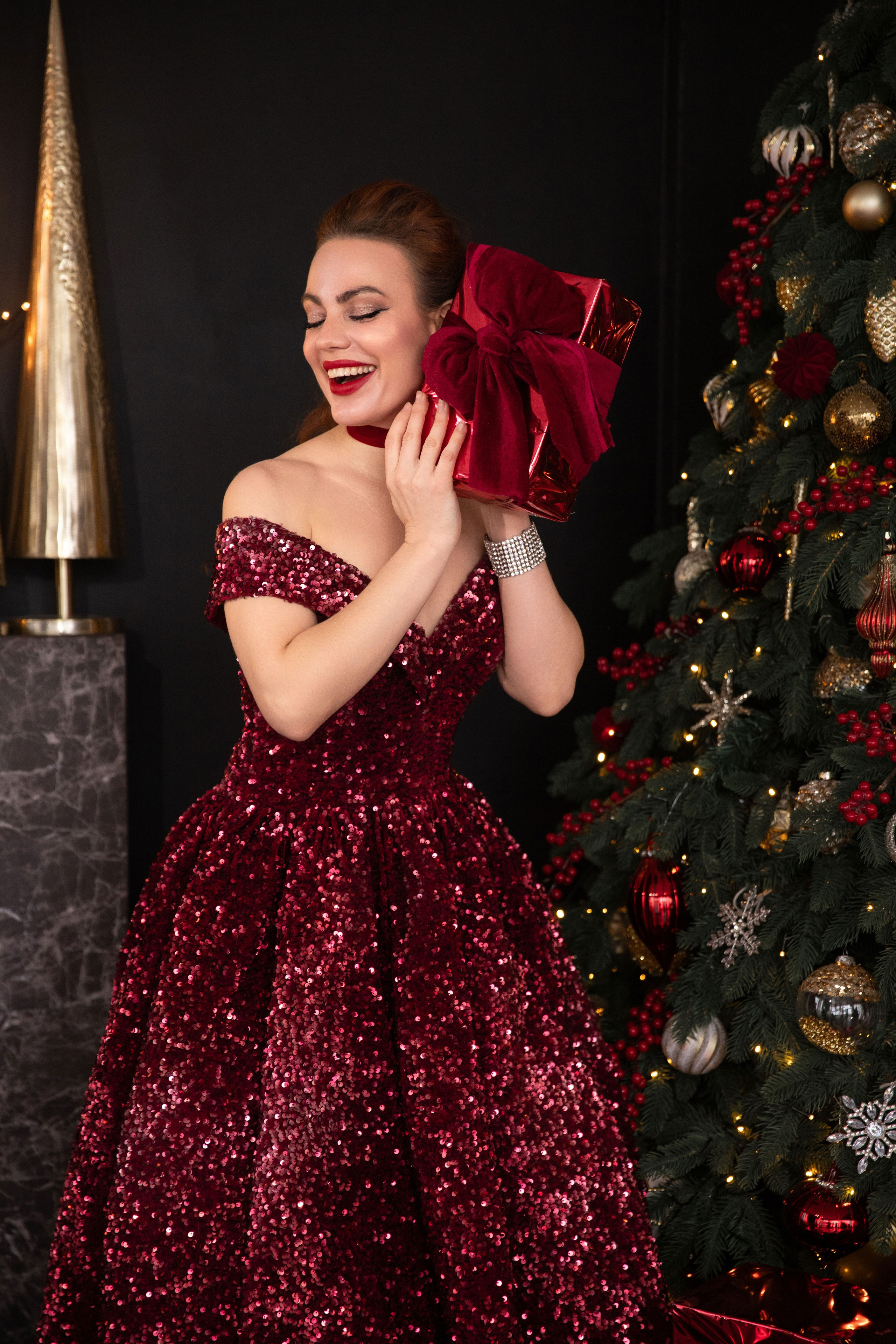 Новорічна фотозйомка з Олесею. Сімейний та дитячий фотограф Київ, Ірпінь, Буча — Галина Пивоварова