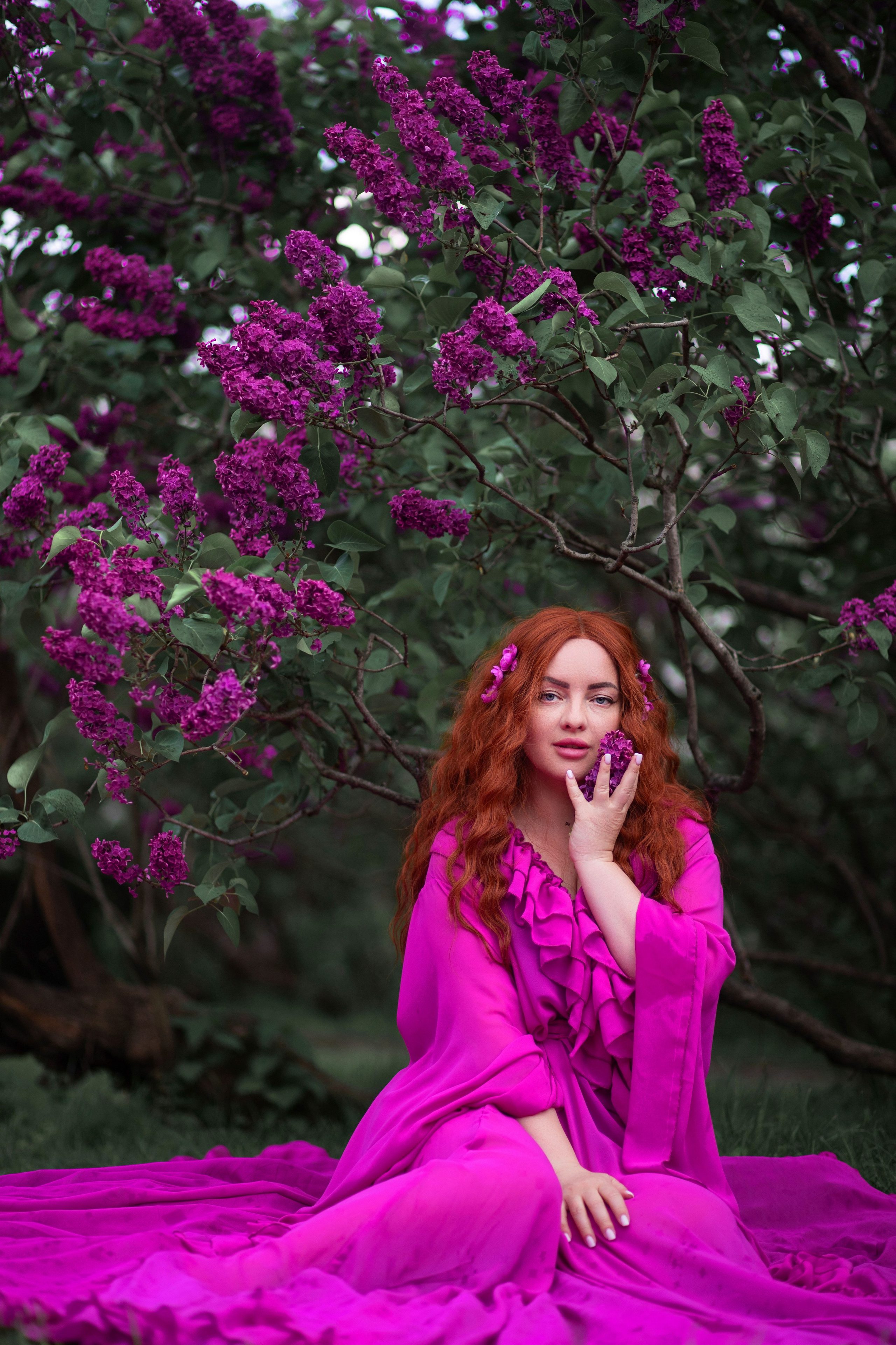 Фотозйомка з Яною «Бузковий запах весни». Сімейний та дитячий фотограф Київ, Ірпінь, Буча — Галина Пивоварова