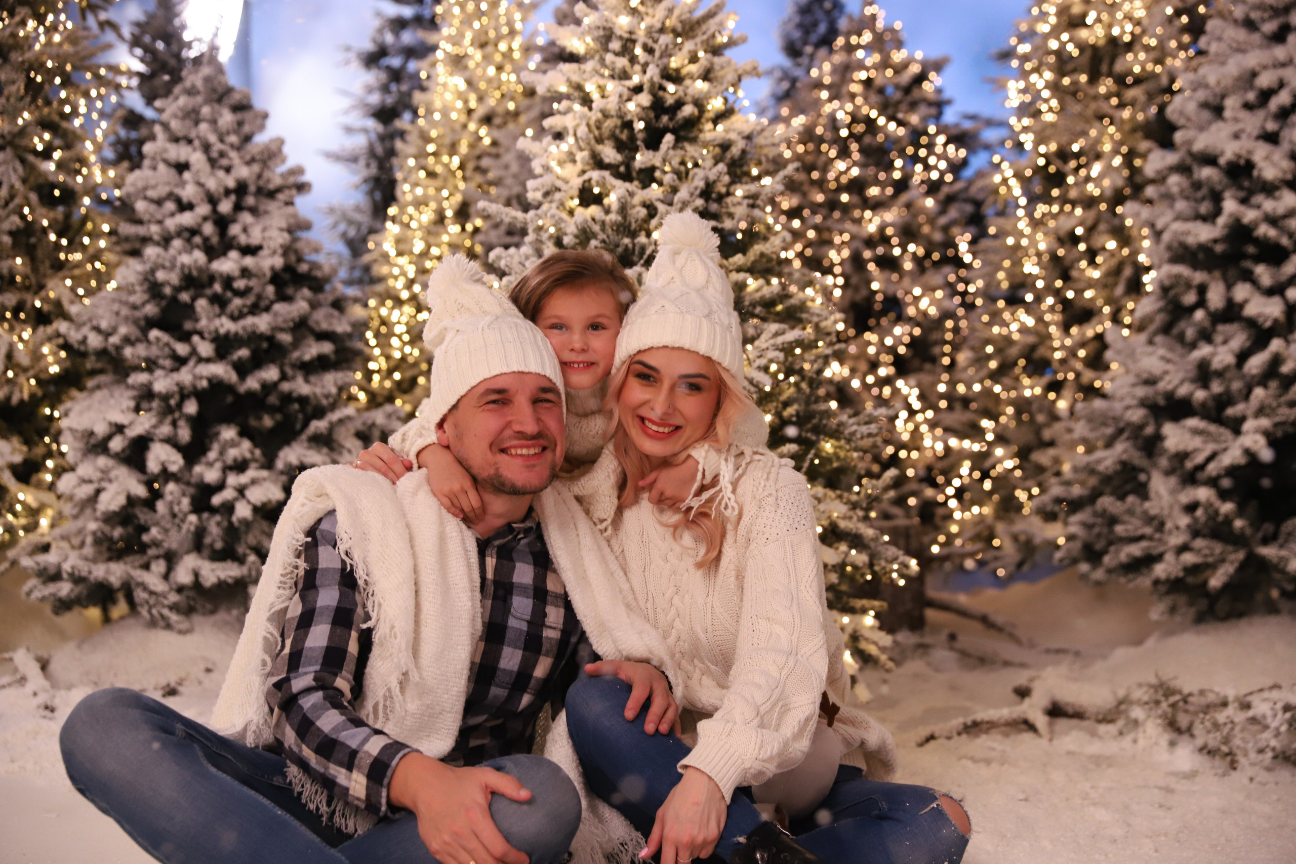 Фотосессия в заснеженном лесу. Сімейний та дитячий фотограф Київ, Ірпінь, Буча — Галина Пивоварова