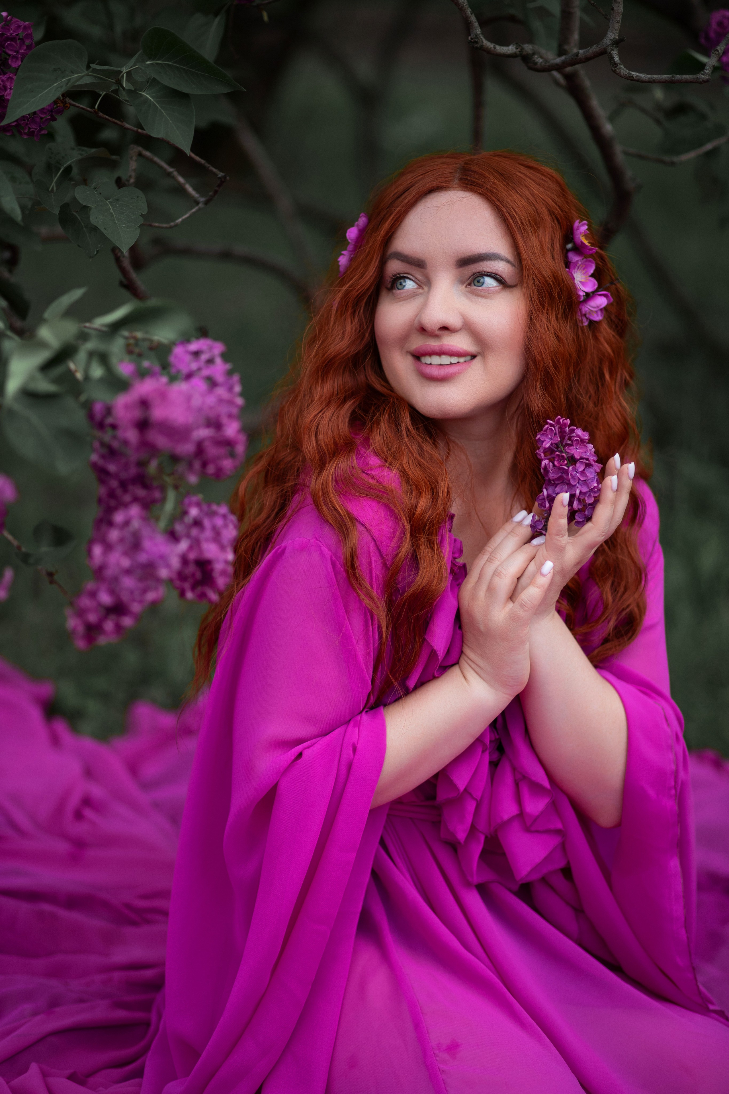 Фотозйомка з Яною «Бузковий запах весни». Сімейний та дитячий фотограф Київ, Ірпінь, Буча — Галина Пивоварова