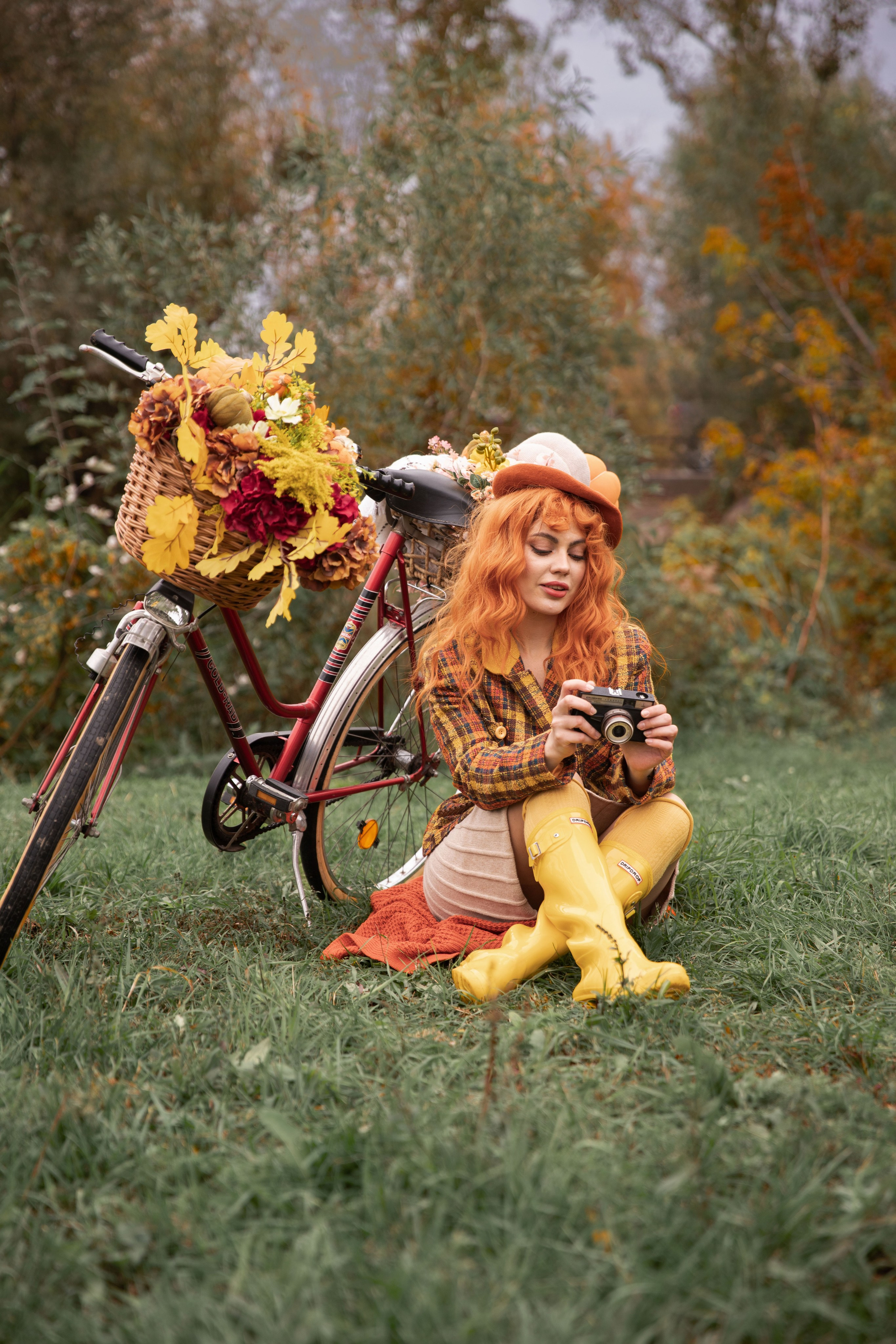 Фотозйомка «Осінній вайб» з Олесею. Сімейний та дитячий фотограф Київ, Ірпінь, Буча — Галина Пивоварова