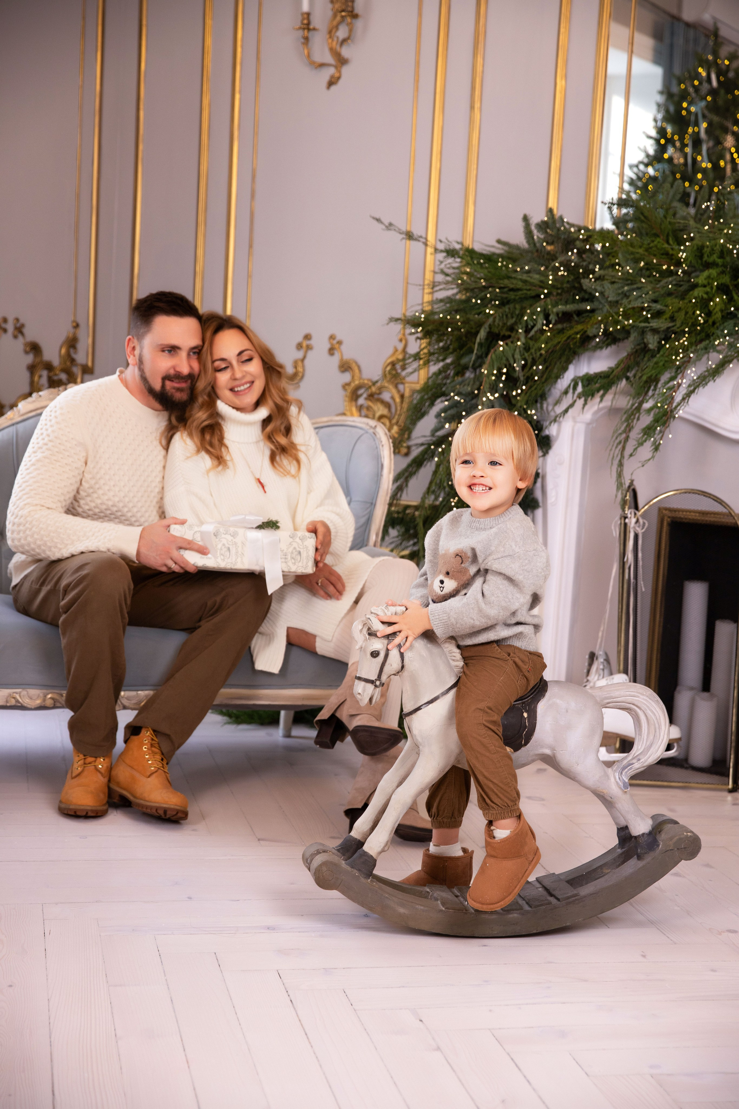 Новорічна сімейна фотозйомка. Сімейний та дитячий фотограф Київ, Ірпінь, Буча — Галина Пивоварова