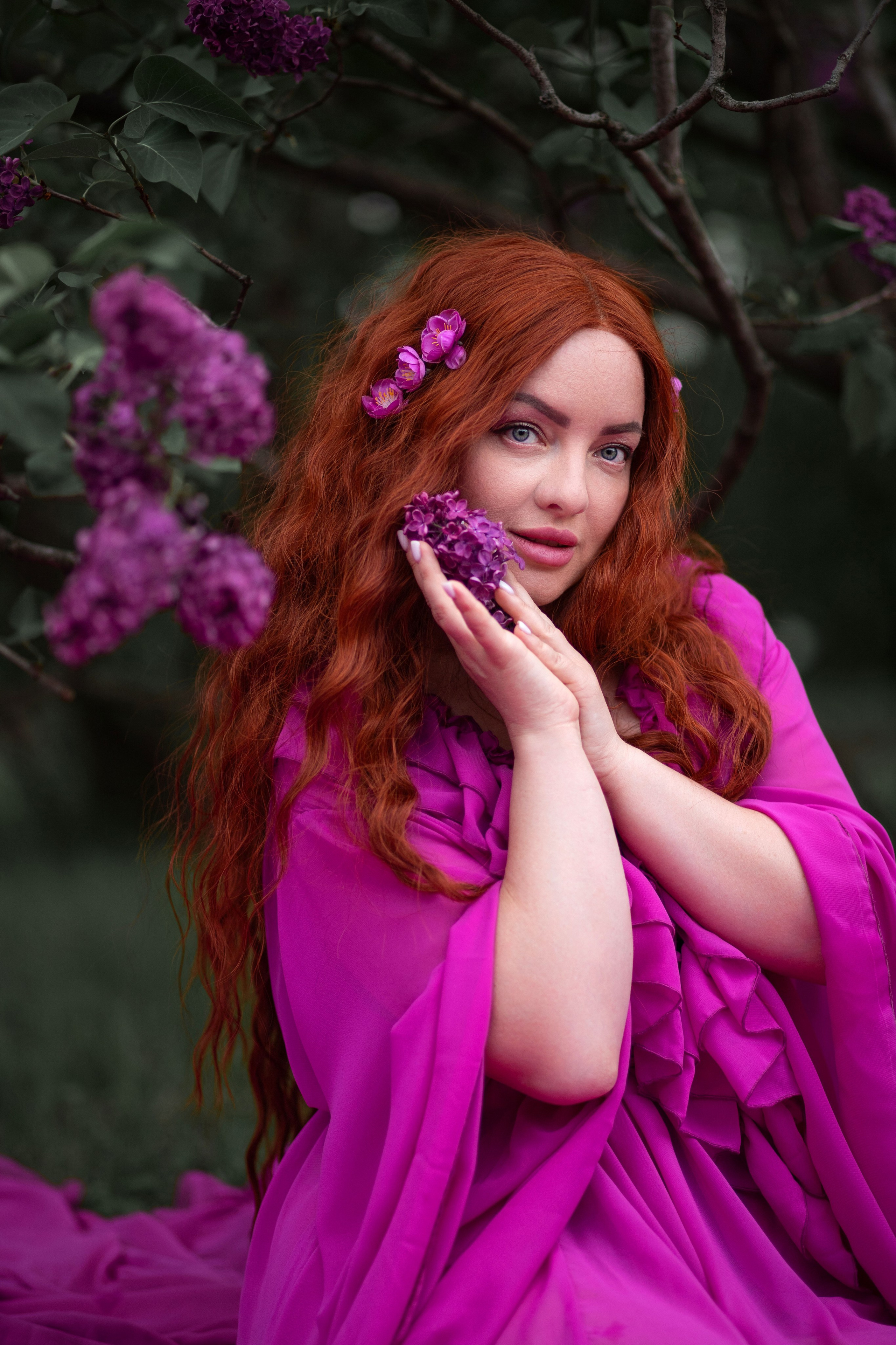 Фотозйомка з Яною «Бузковий запах весни». Сімейний та дитячий фотограф Київ, Ірпінь, Буча — Галина Пивоварова