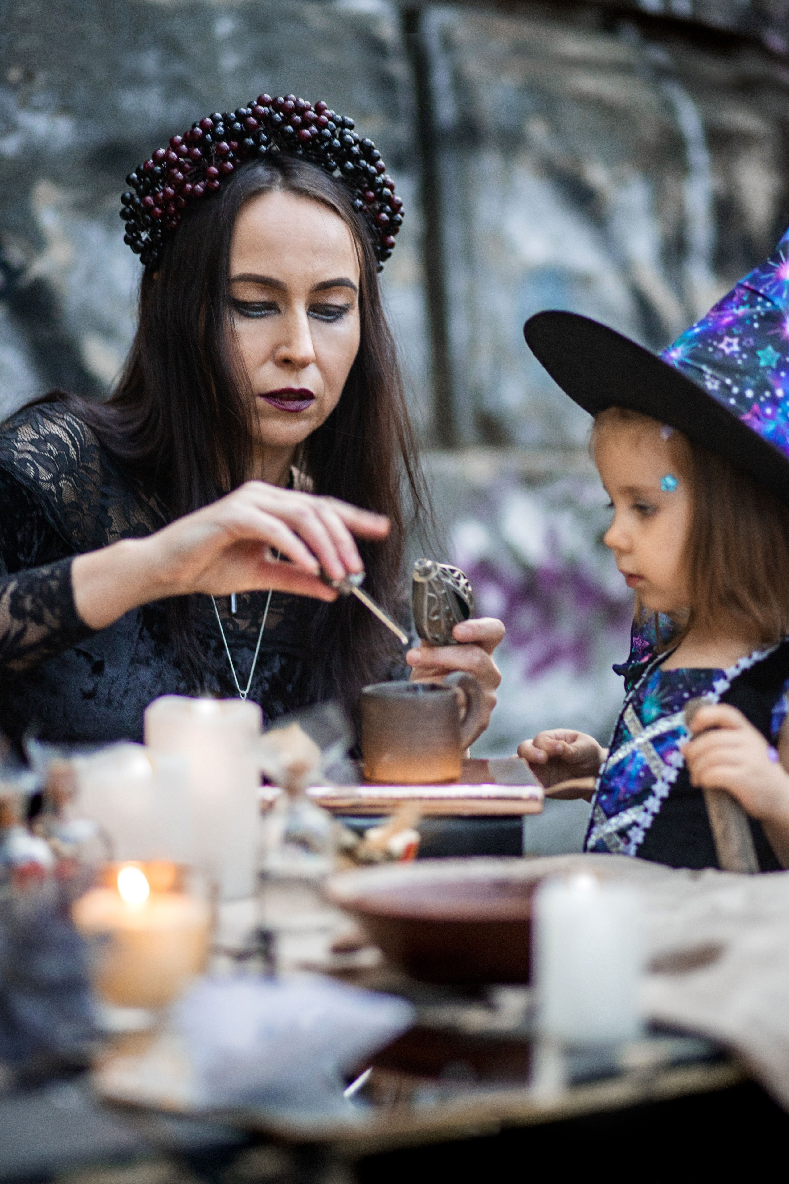 Містична фотозйомка «Відьми». Сімейний та дитячий фотограф Київ, Ірпінь, Буча — Галина Пивоварова