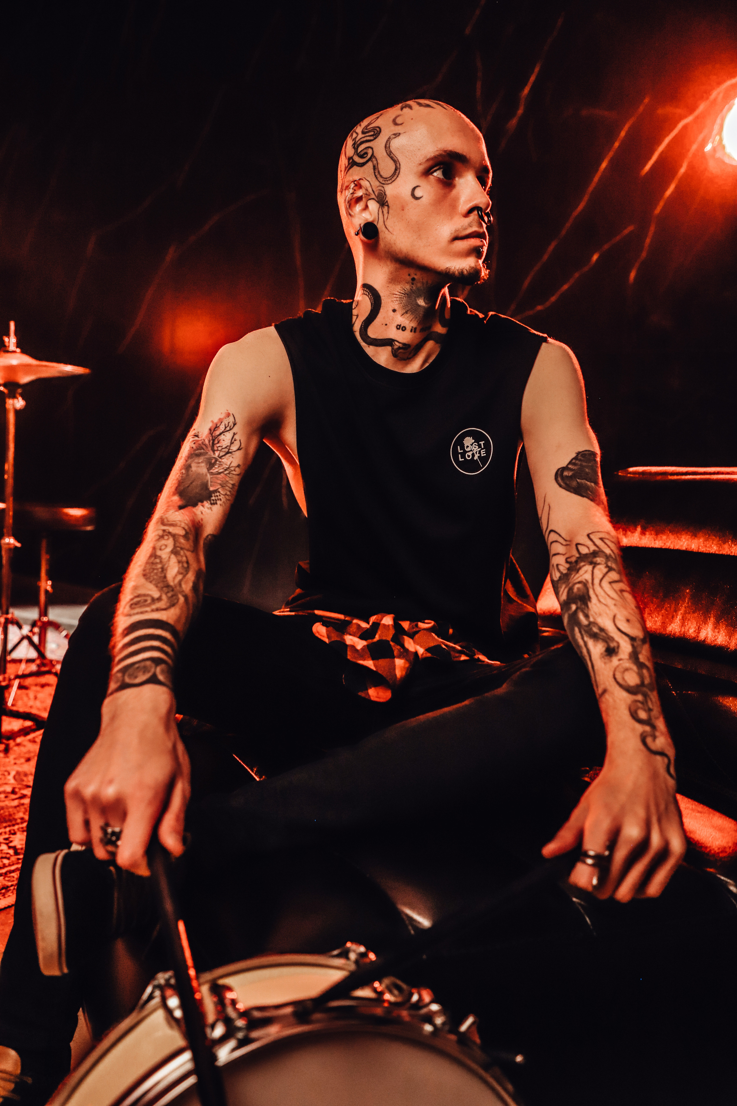 Фотосесія з барабанами «І музика може стати зброєю». Сімейний та дитячий фотограф Київ, Ірпінь, Буча — Галина Пивоварова