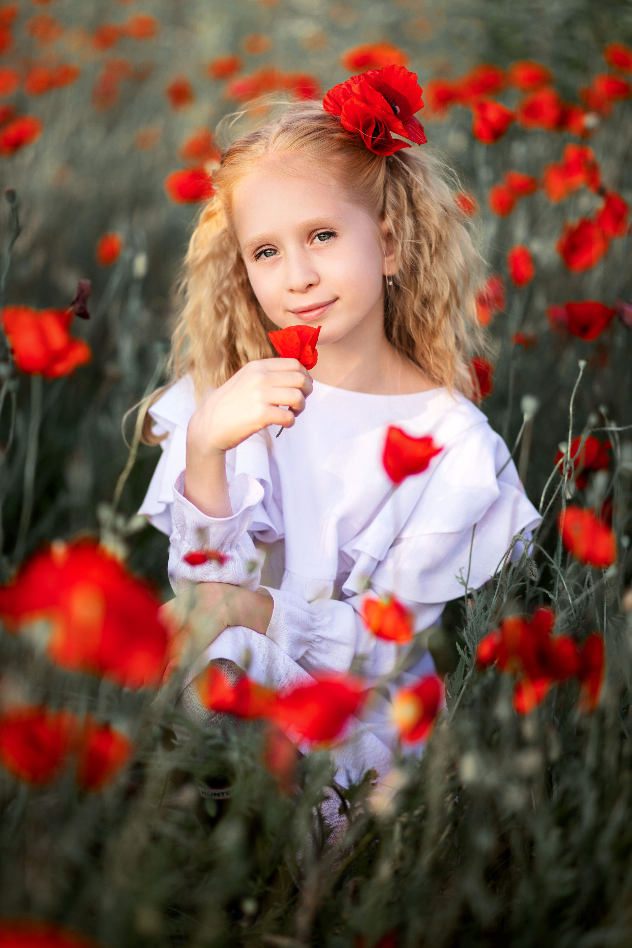 Фотопрогулянка маковим полем з Юлечкою. Сімейний та дитячий фотограф Київ, Ірпінь, Буча — Галина Пивоварова