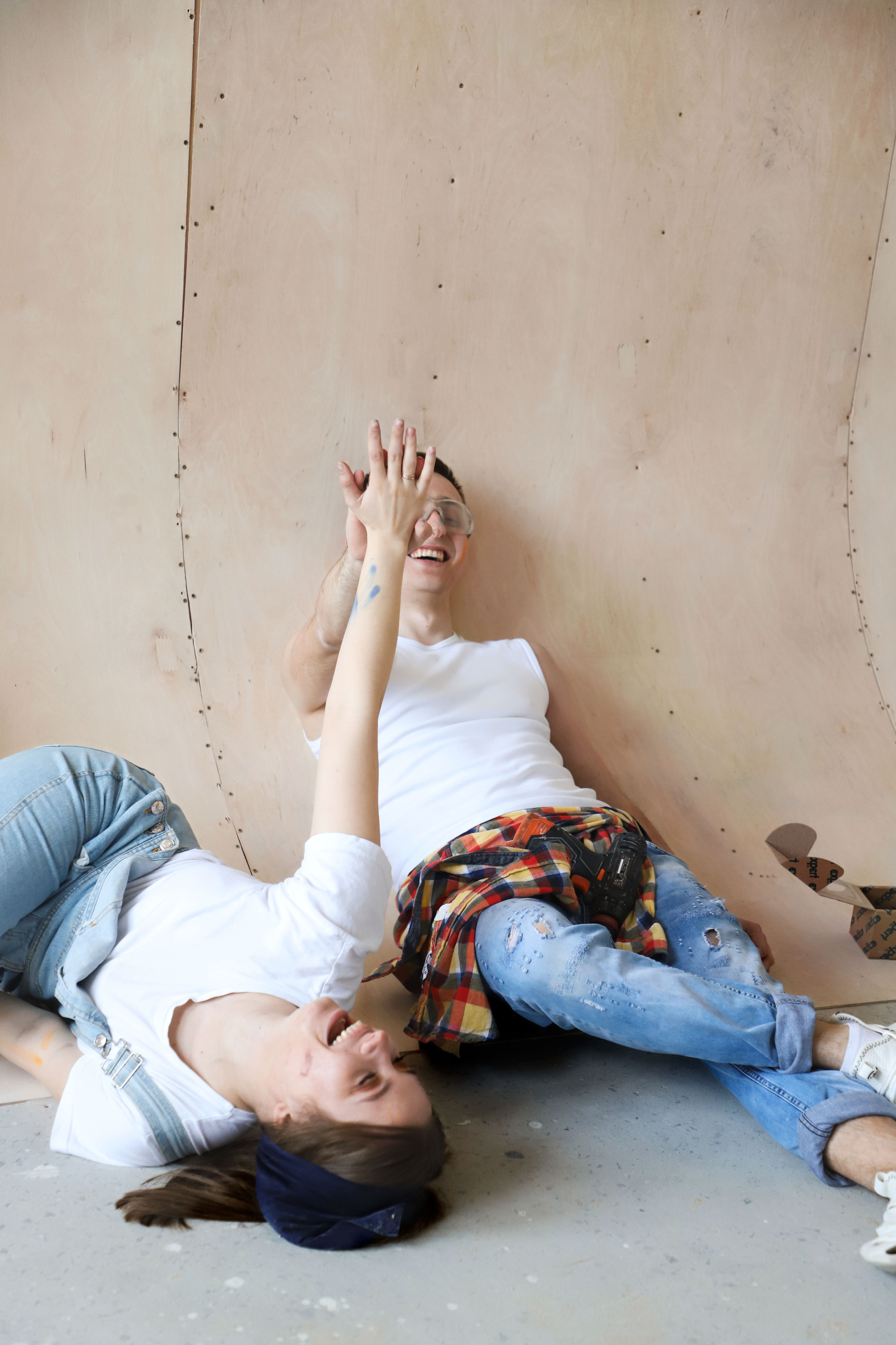 Фотосесія Lovestory Діани та Михайла в процесі ремонту. Сімейний та дитячий фотограф Київ, Ірпінь, Буча — Галина Пивоварова