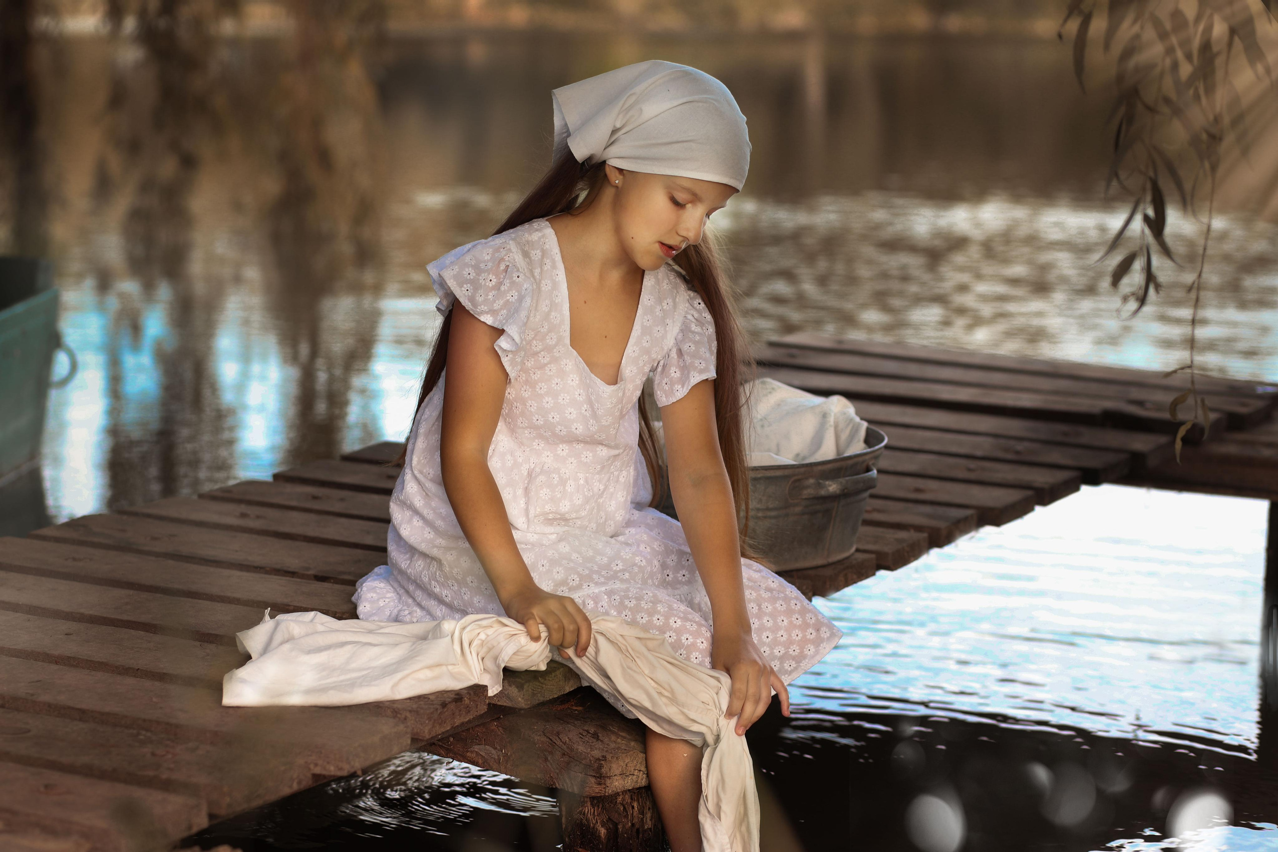 Фотосесія «Прання на озері». Сімейний та дитячий фотограф Київ, Ірпінь, Буча — Галина Пивоварова