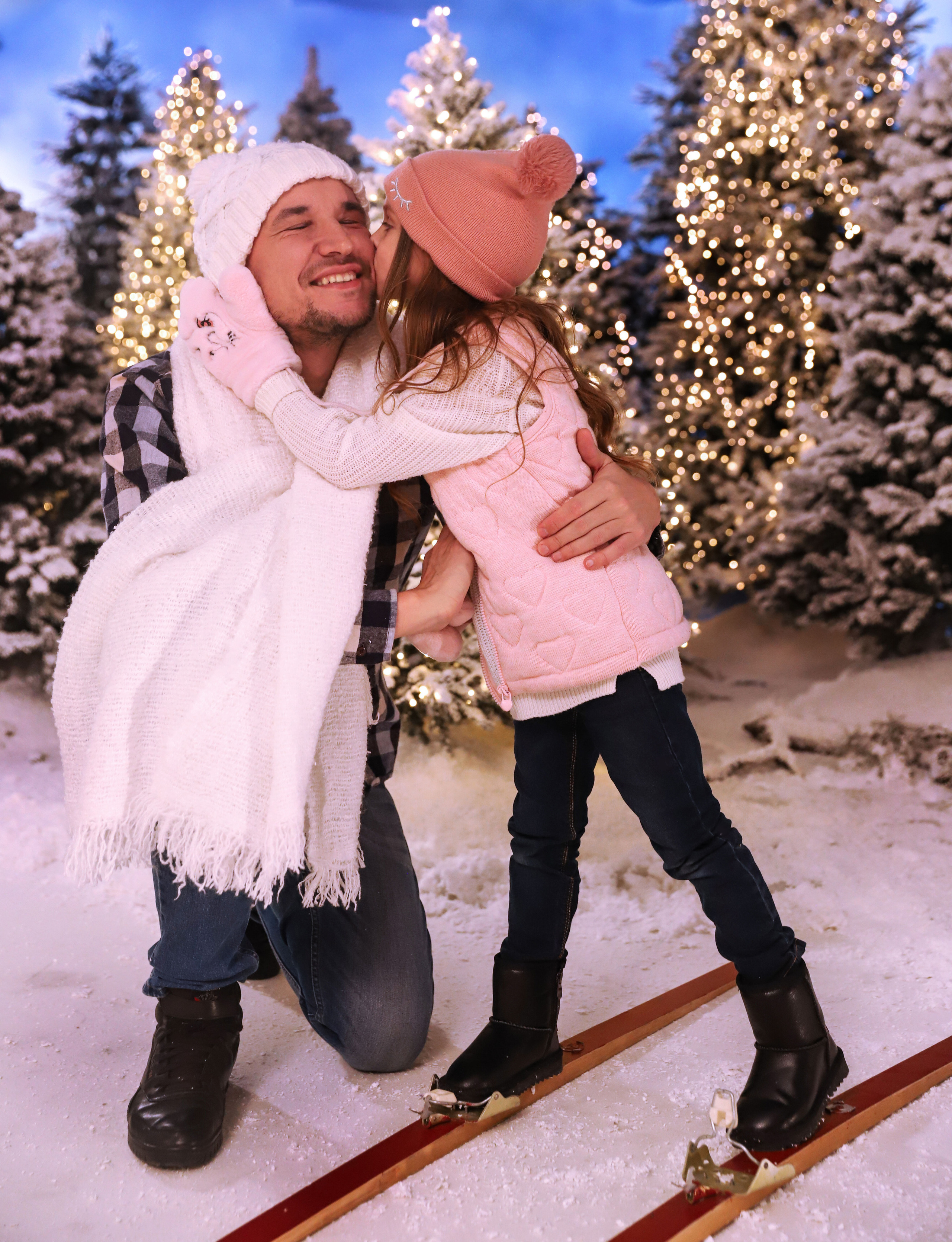 Семейная фотосессия в заснеженном лесу. Сімейний та дитячий фотограф Київ, Ірпінь, Буча — Галина Пивоварова