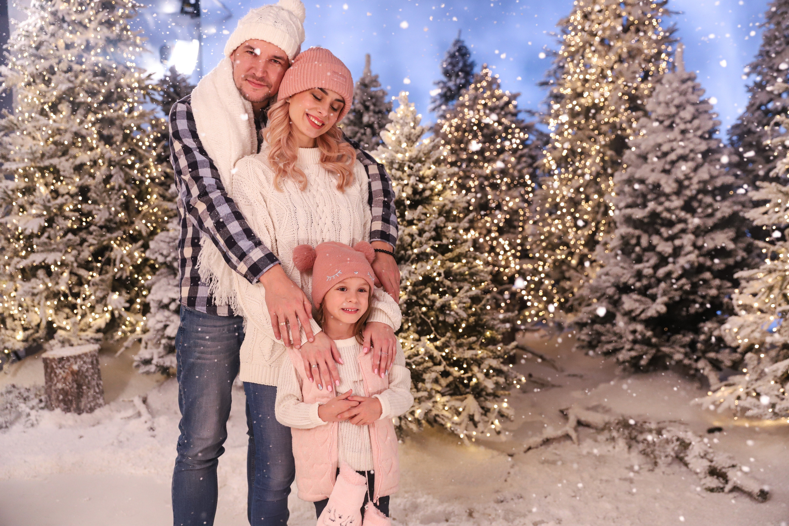 Фотосессия в заснеженном лесу. Сімейний та дитячий фотограф Київ, Ірпінь, Буча — Галина Пивоварова