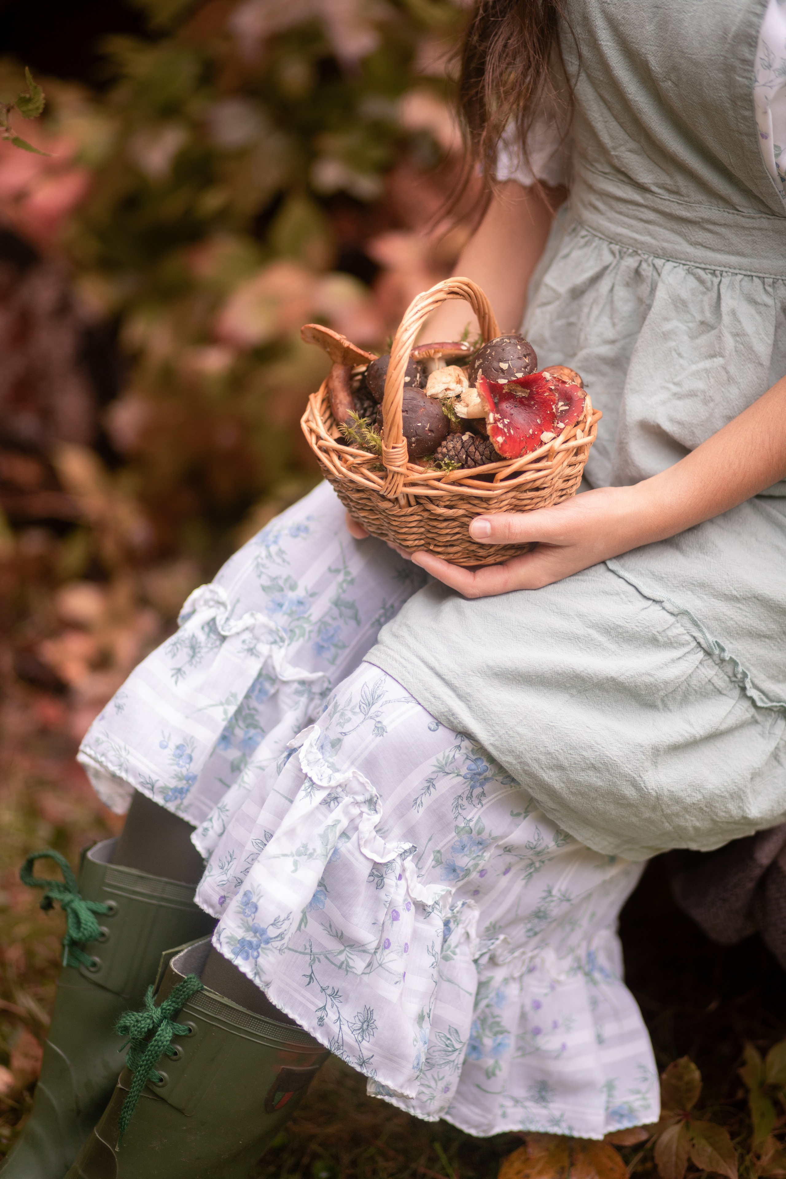 Фотосесія в осінньому лісі з Лідією. Сімейний та дитячий фотограф Київ, Ірпінь, Буча — Галина Пивоварова