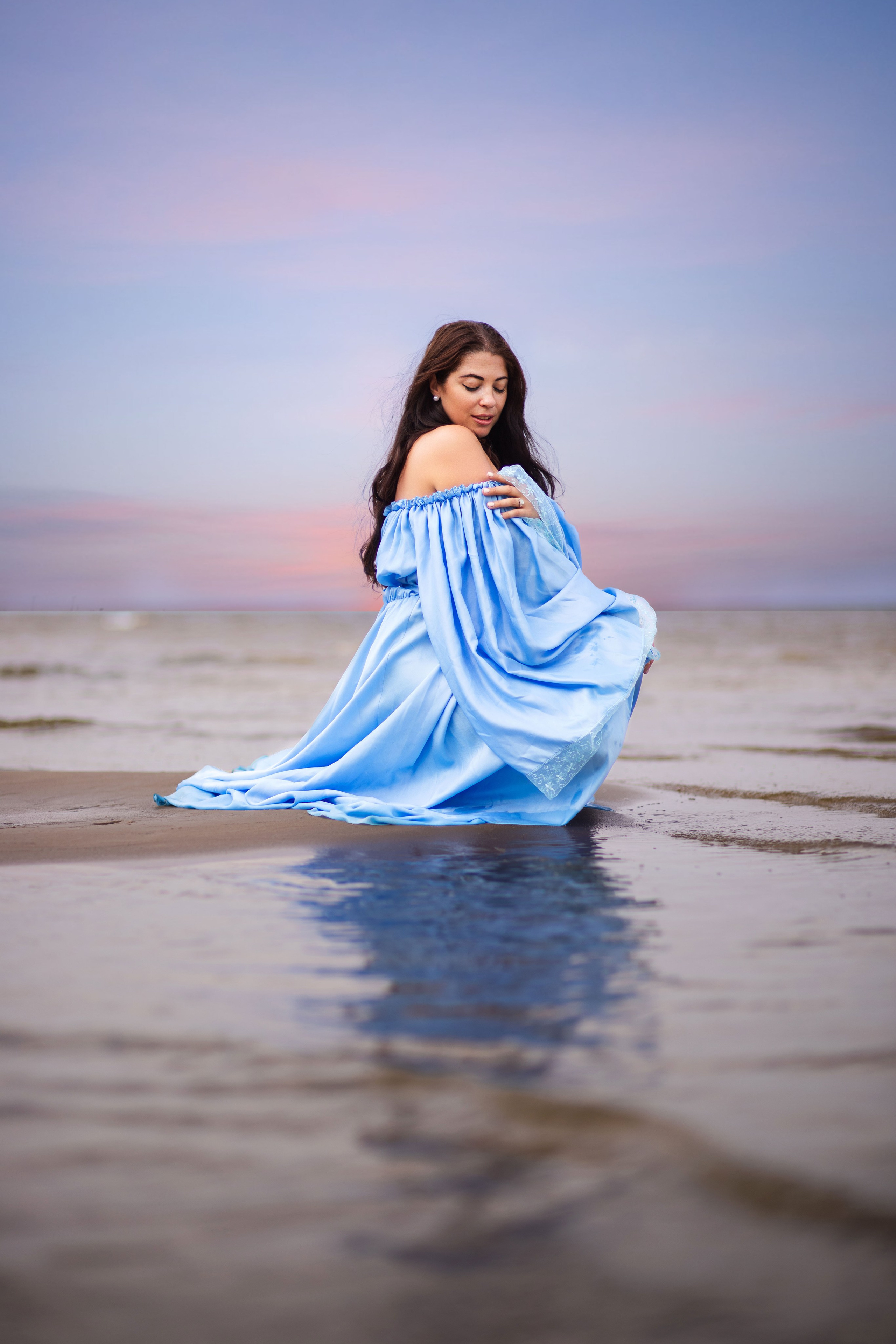 Фотозйомка на побережжі з Богданою. Сімейний та дитячий фотограф Київ, Ірпінь, Буча — Галина Пивоварова