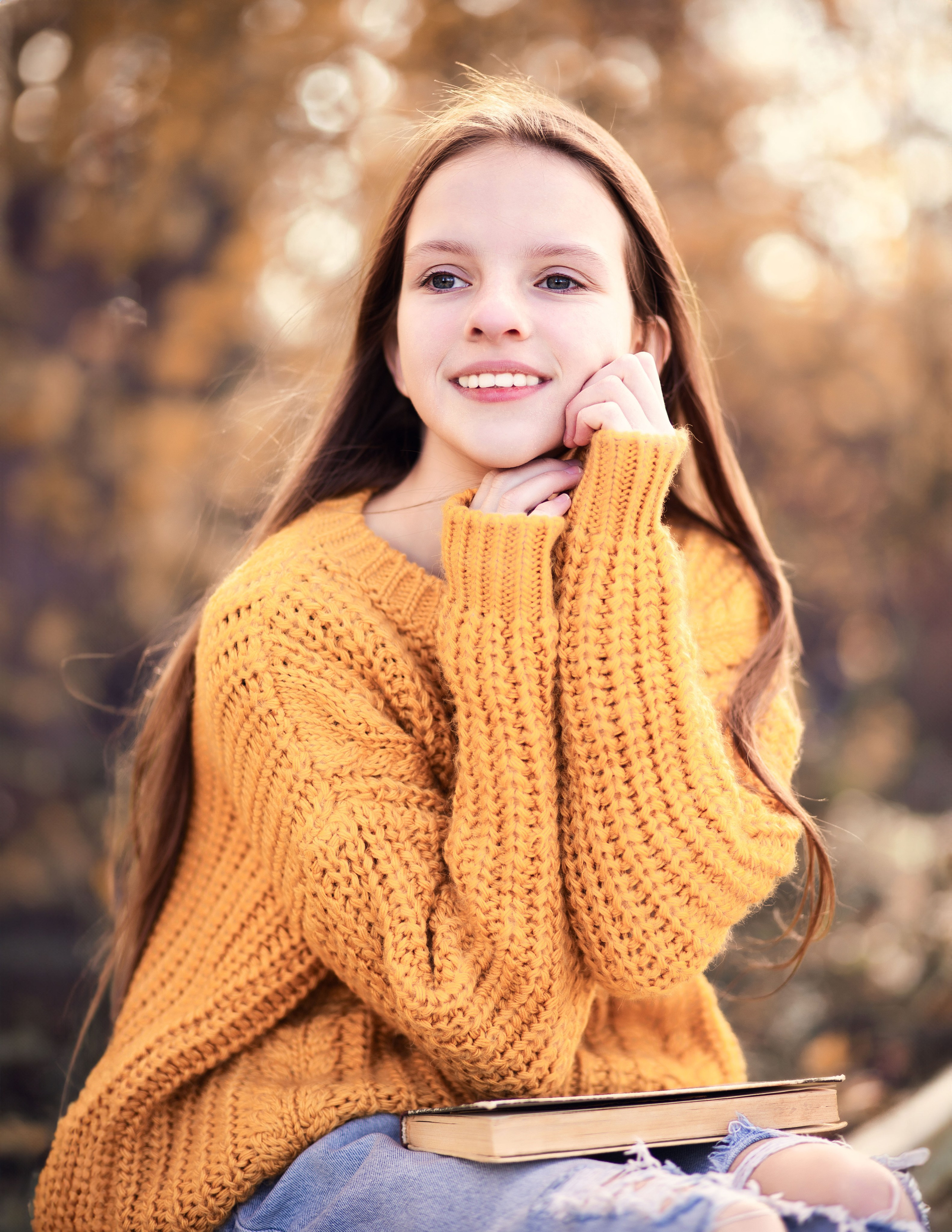 Теплий листопад з Юлею. Сімейний та дитячий фотограф Київ, Ірпінь, Буча — Галина Пивоварова