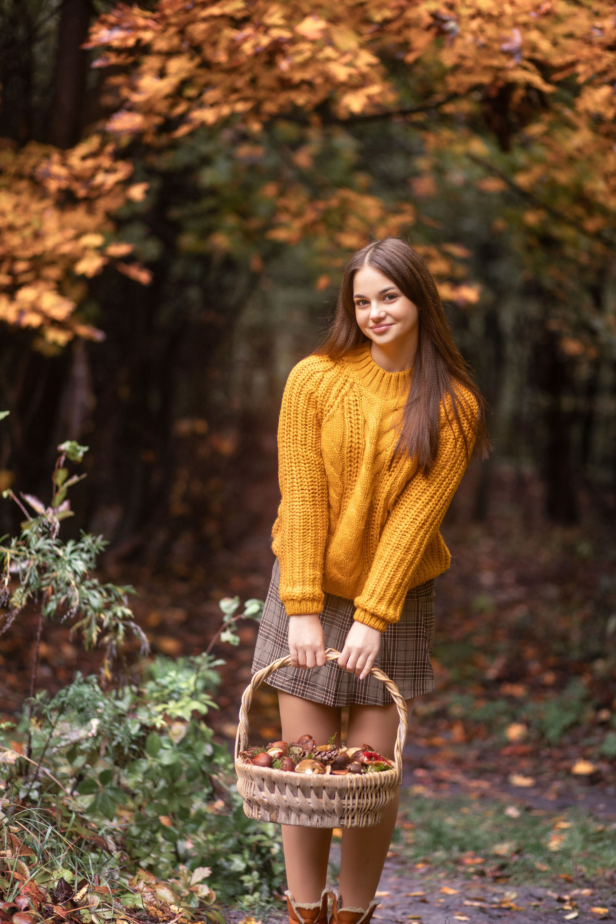 Осіння фотозйомка з Діаною. Сімейний та дитячий фотограф Київ, Ірпінь, Буча — Галина Пивоварова