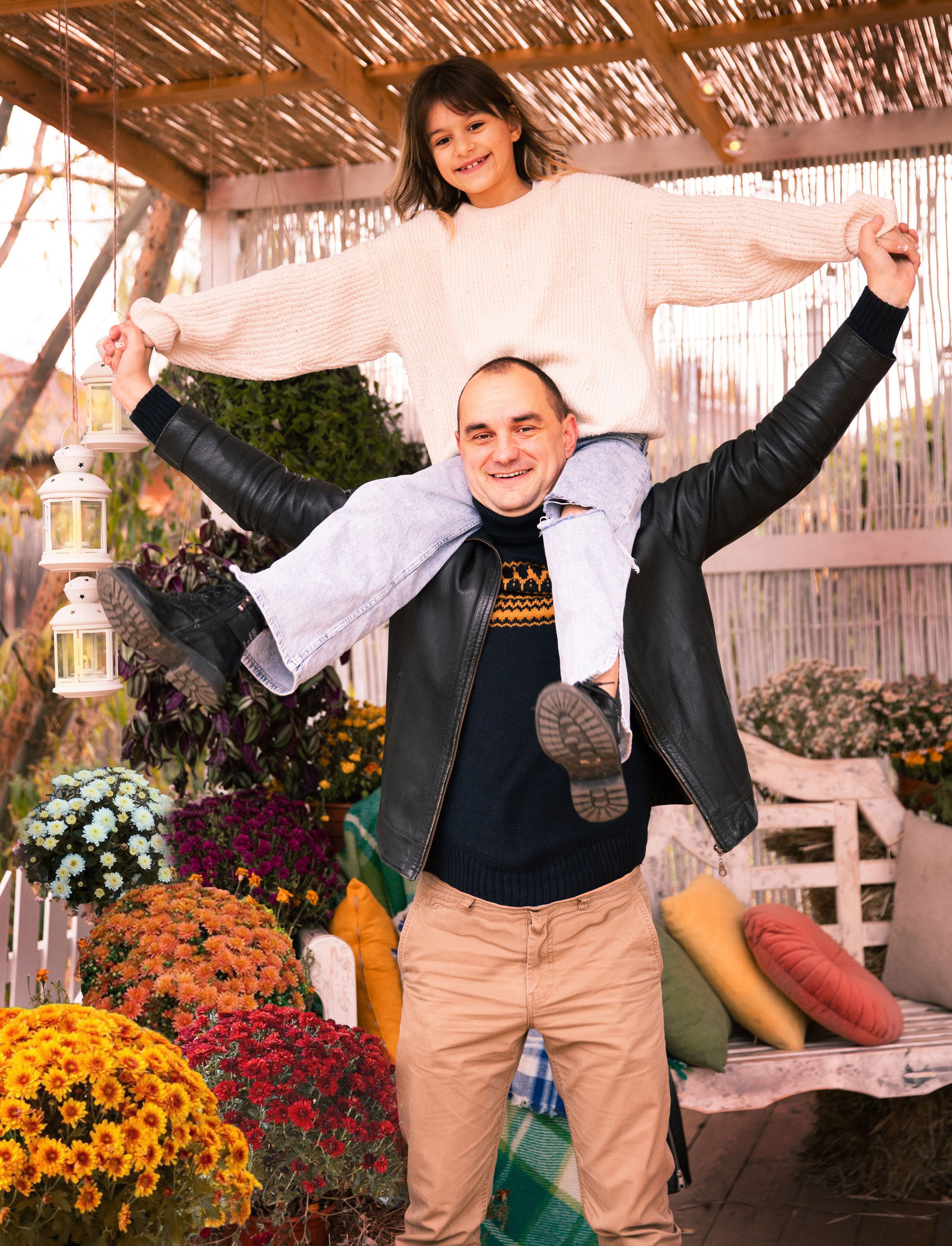 Осенняя фотосессия семьи Светланы, Владимира и их Машульки. Сімейний та дитячий фотограф Київ, Ірпінь, Буча — Галина Пивоварова