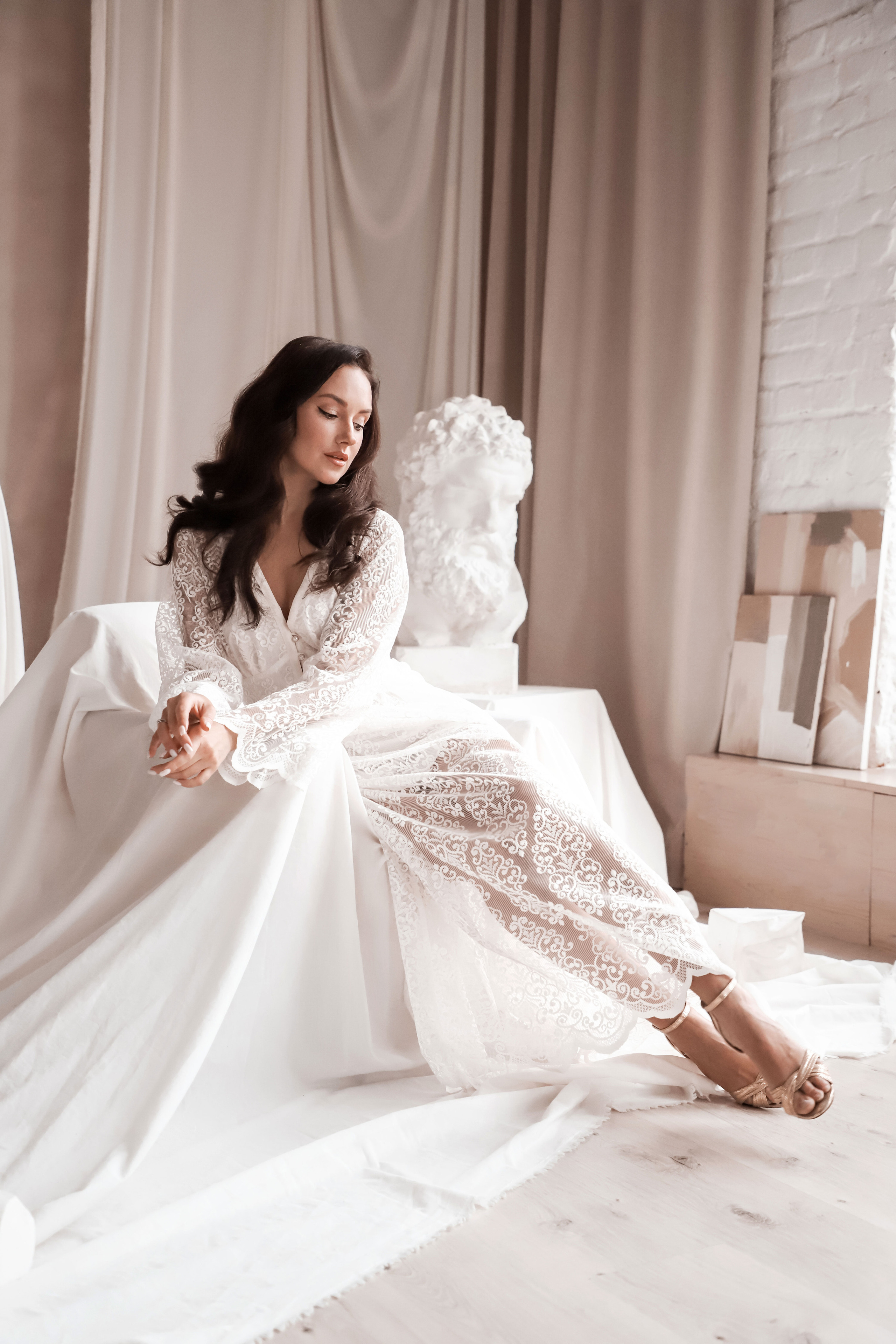 Жіноча фотосесія з Дарією «Нжність». Сімейний та дитячий фотограф Київ, Ірпінь, Буча — Галина Пивоварова