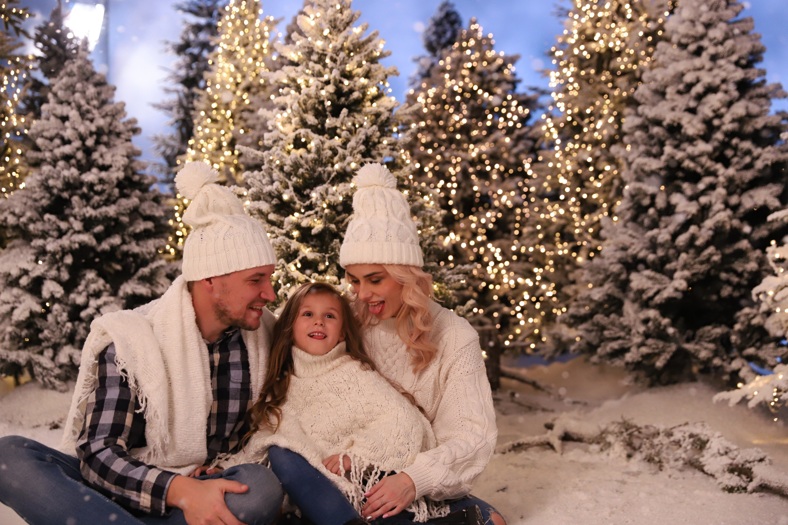 Фотосессия в заснеженном лесу. Сімейний та дитячий фотограф Київ, Ірпінь, Буча — Галина Пивоварова