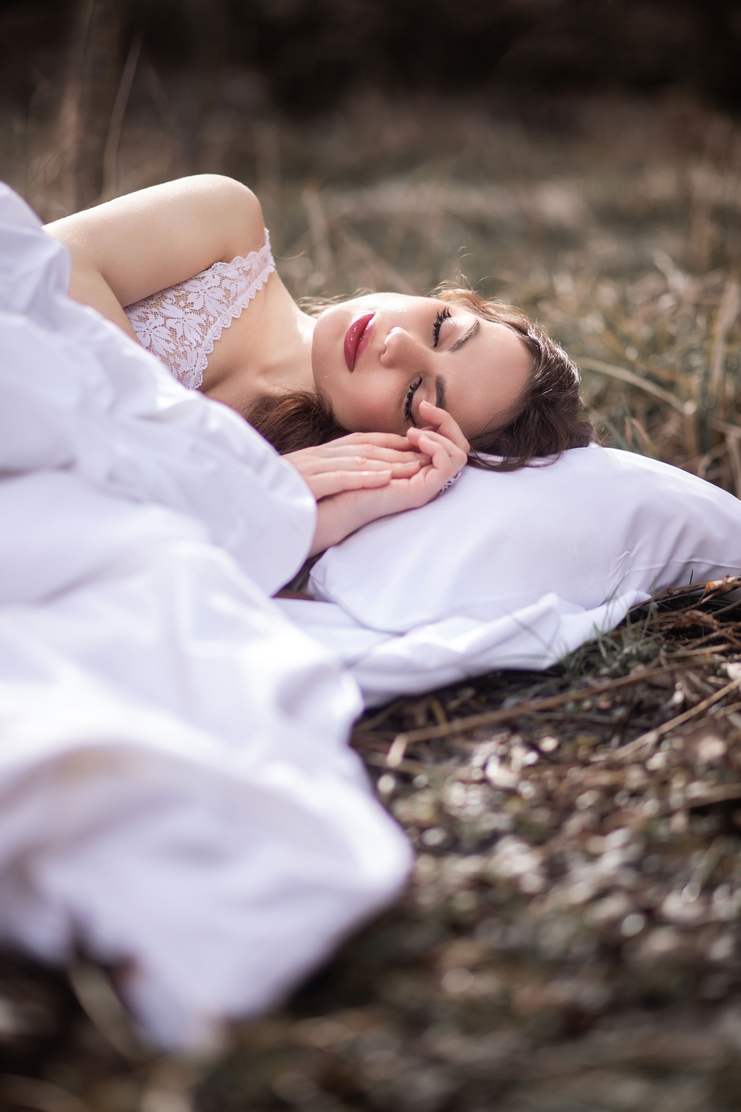 Жіноча фотосесія з Олесею «Весняне пробудження». Сімейний та дитячий фотограф Київ, Ірпінь, Буча — Галина Пивоварова