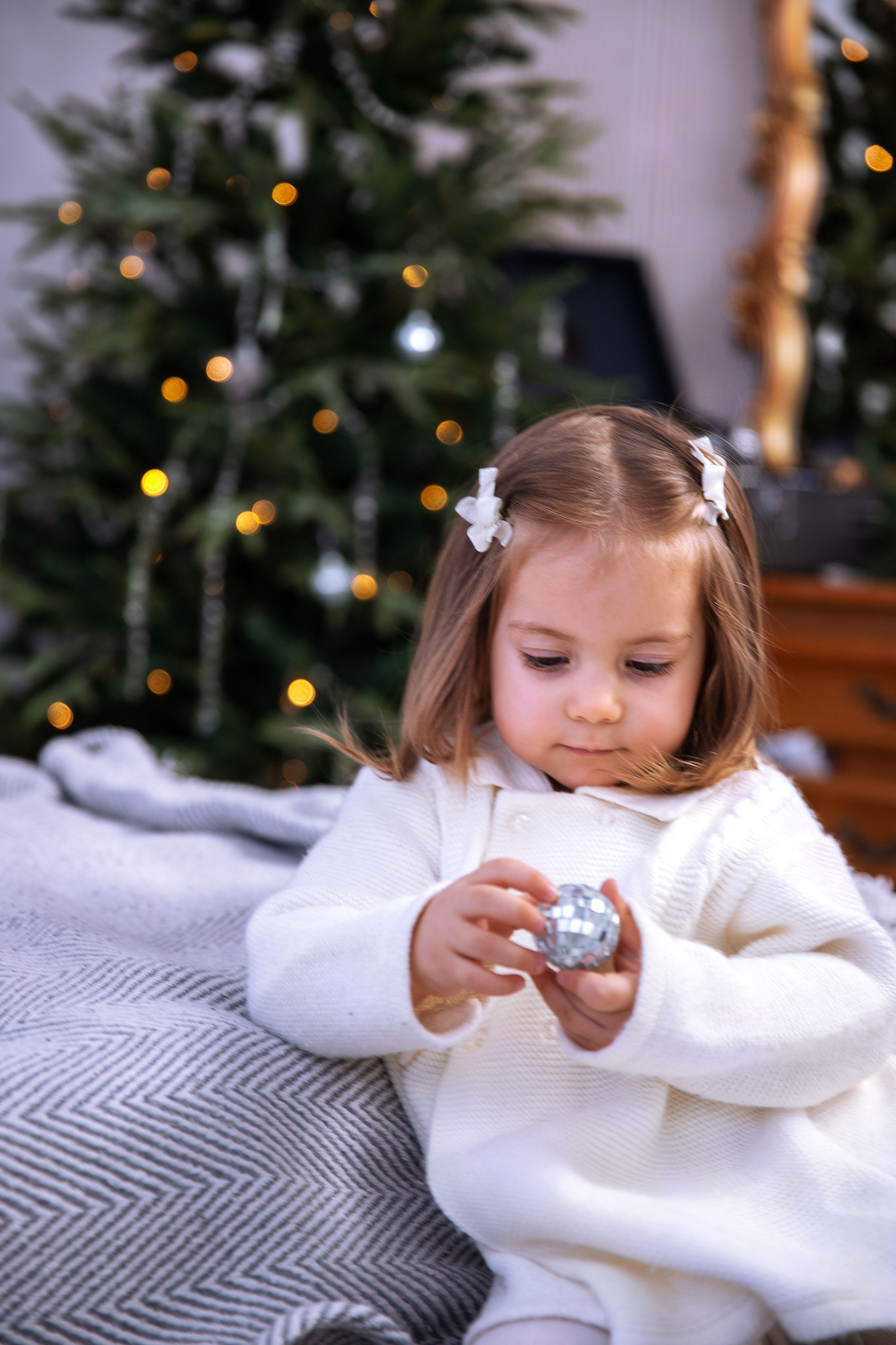 Дитяча новорічна фотосесія Марійки з мамою Яною. Сімейний та дитячий фотограф Київ, Ірпінь, Буча — Галина Пивоварова