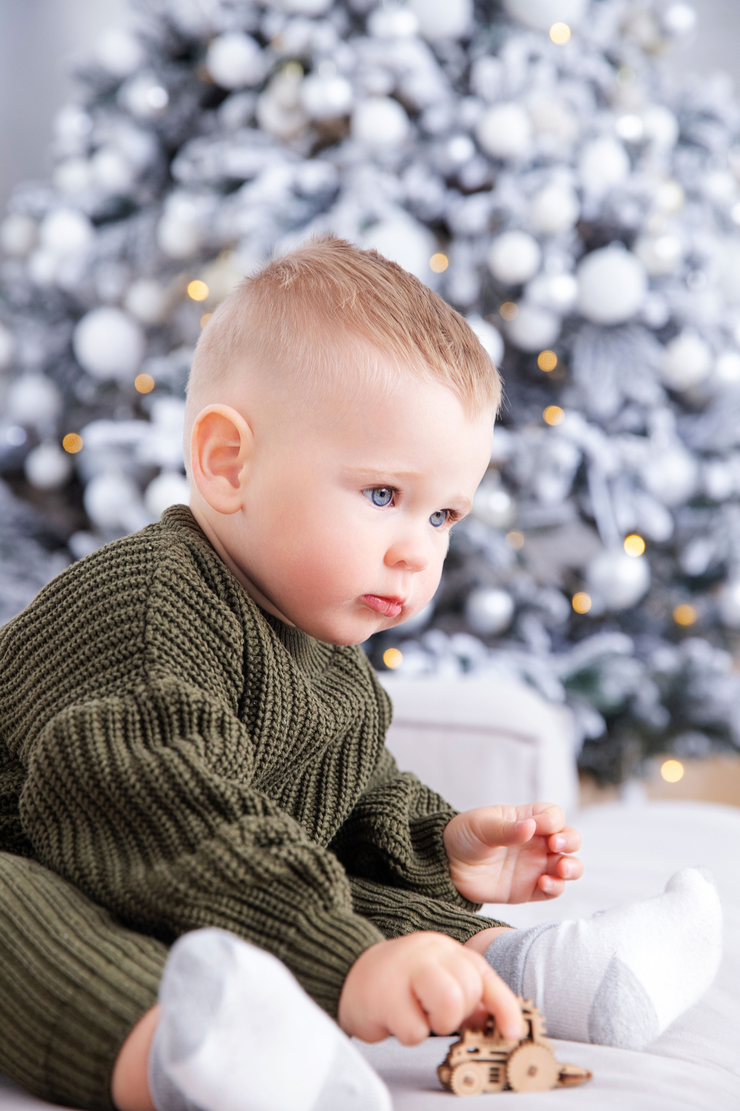 Новорічна зйомка Олени з малюком. Сімейний та дитячий фотограф Київ, Ірпінь, Буча — Галина Пивоварова
