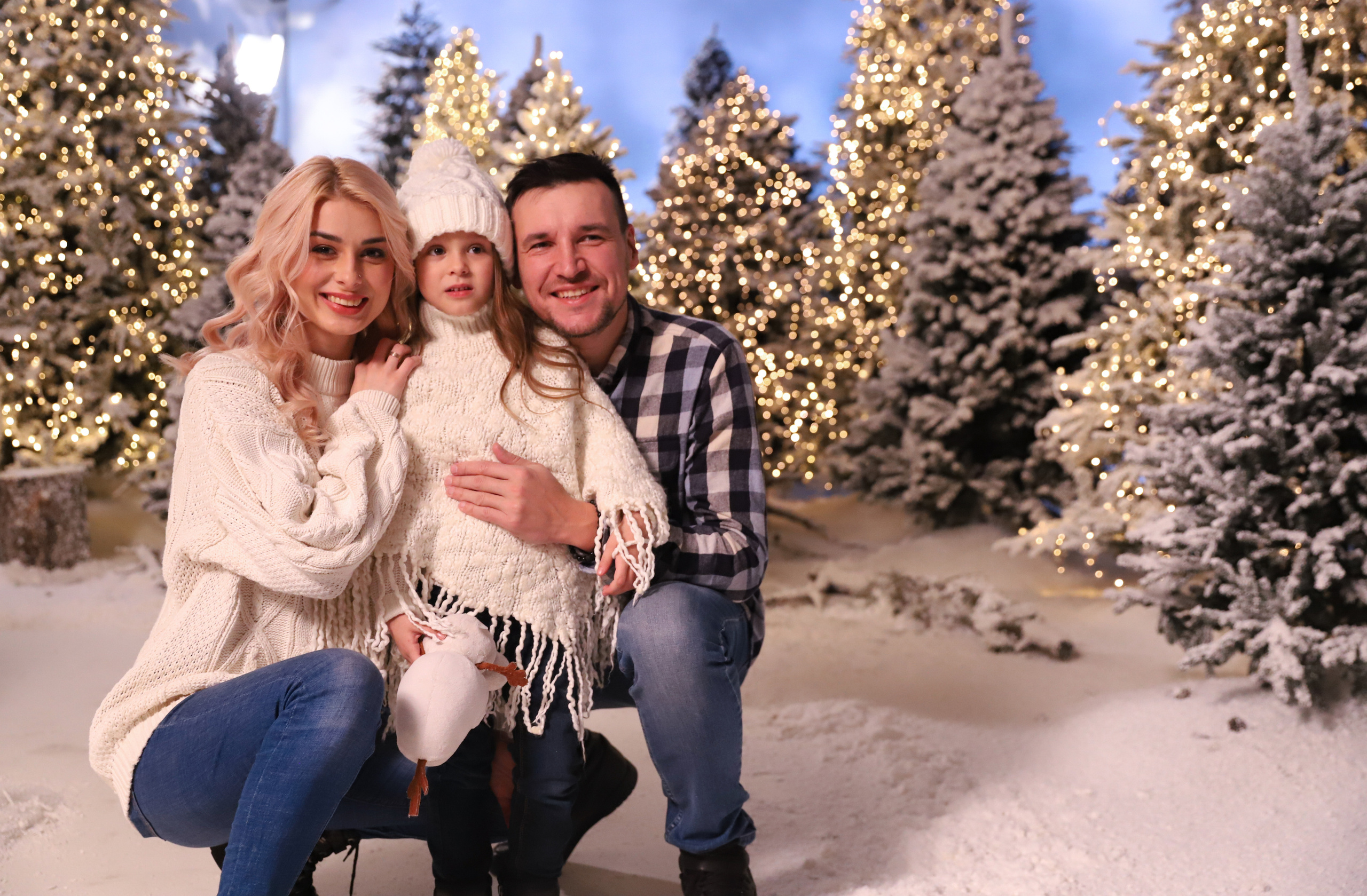 Фотосессия в заснеженном лесу. Сімейний та дитячий фотограф Київ, Ірпінь, Буча — Галина Пивоварова