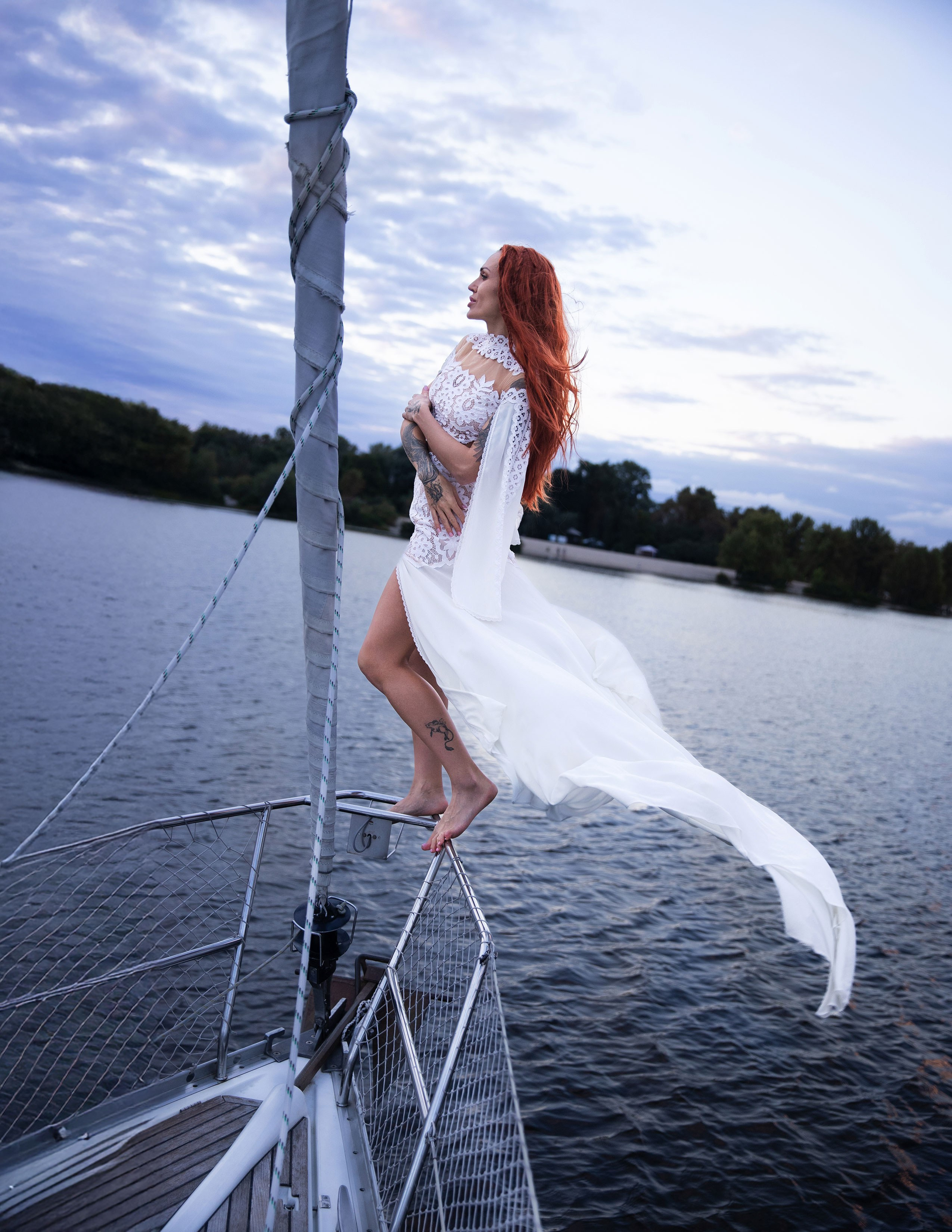 Фотопрогулянка яхтою з Ксенією. Сімейний та дитячий фотограф Київ, Ірпінь, Буча — Галина Пивоварова