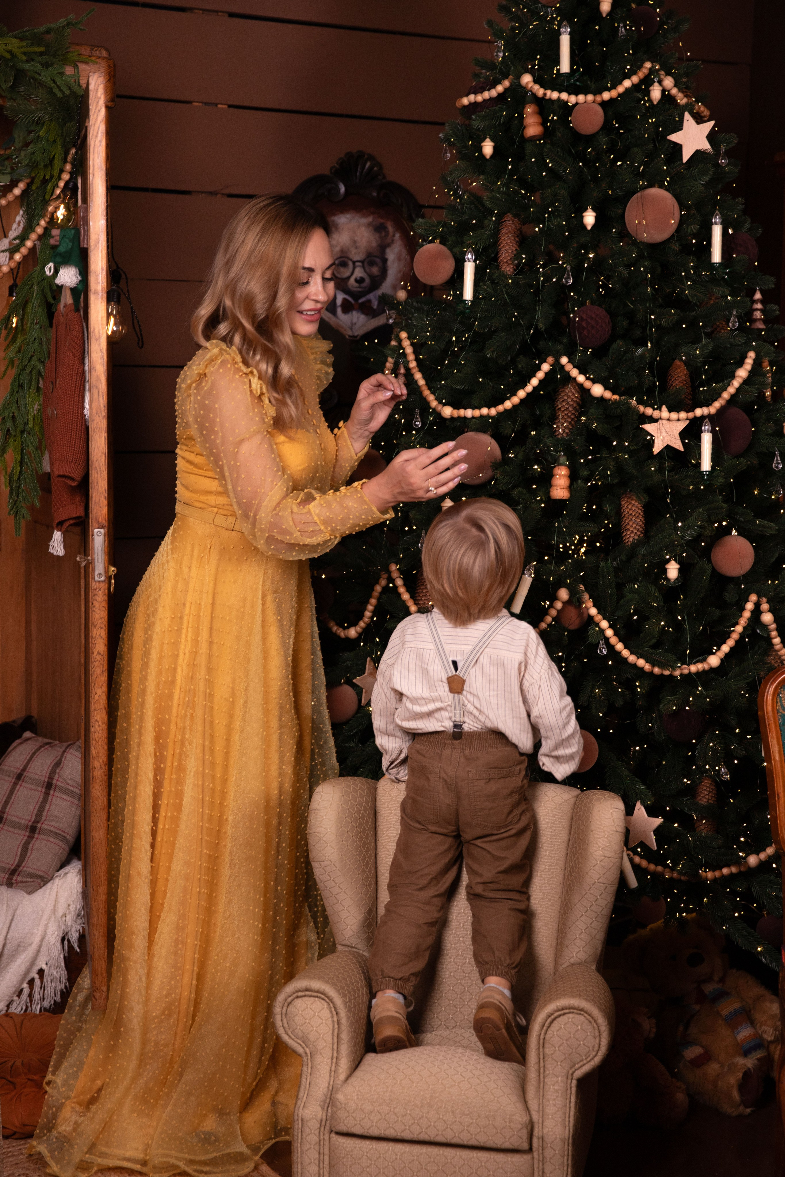 Новорічна дитяча фотозйомка «Мандариновий час». Сімейний та дитячий фотограф Київ, Ірпінь, Буча — Галина Пивоварова