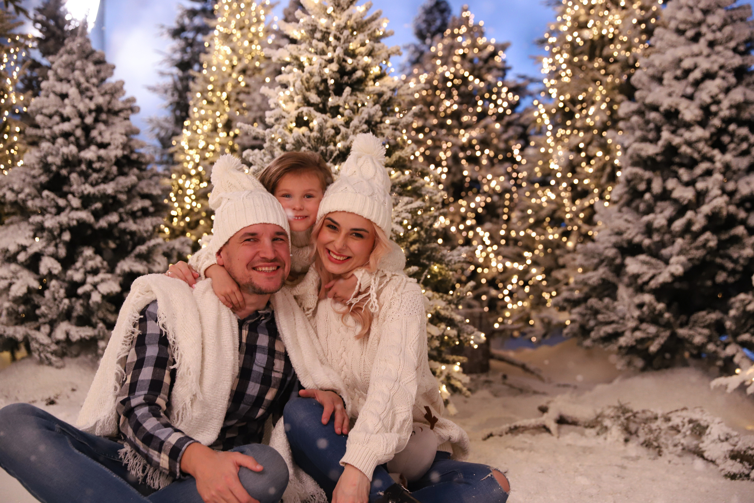 Фотосессия в заснеженном лесу. Сімейний та дитячий фотограф Київ, Ірпінь, Буча — Галина Пивоварова