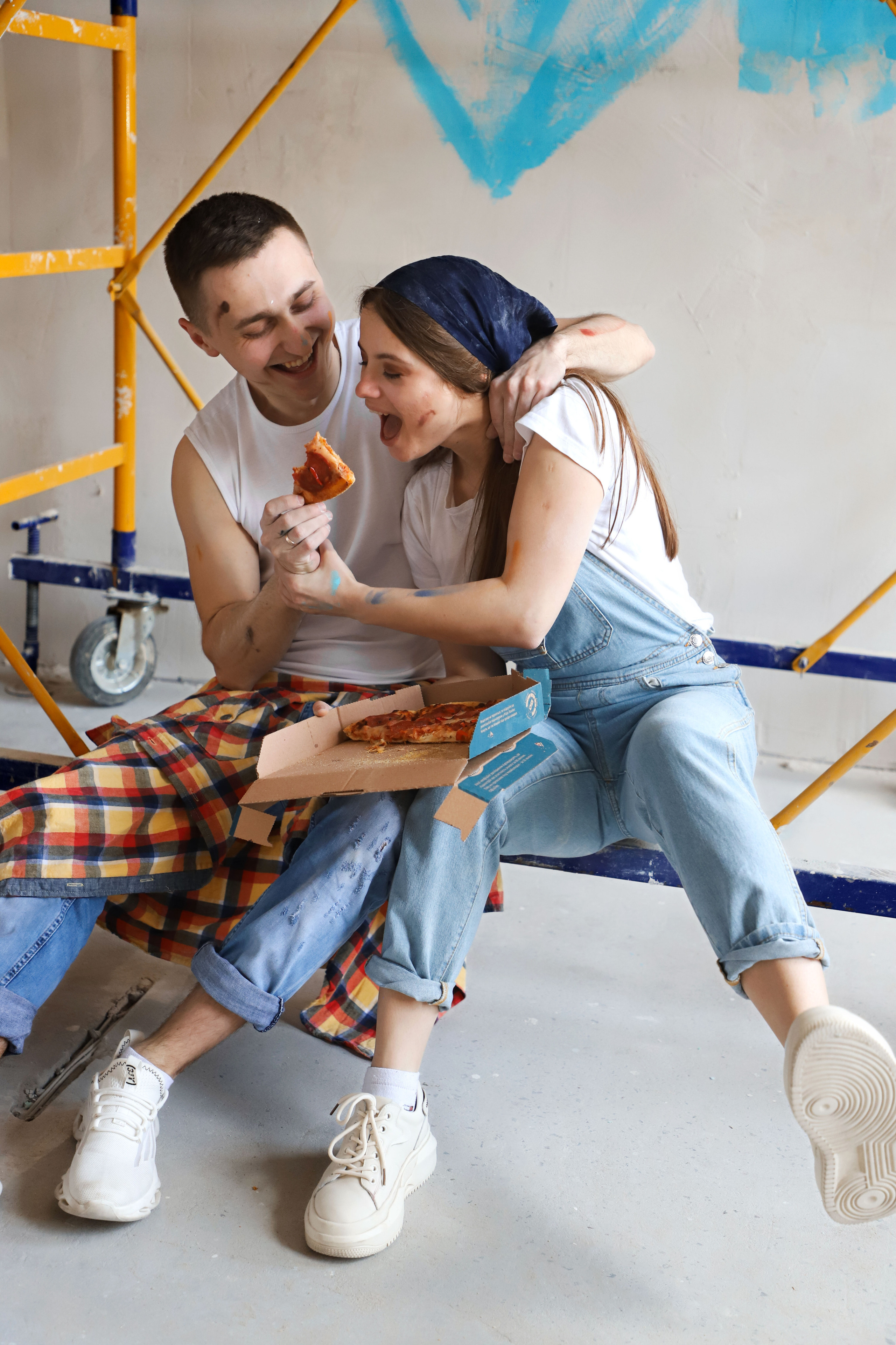 Фотосесія Lovestory Діани та Михайла в процесі ремонту. Сімейний та дитячий фотограф Київ, Ірпінь, Буча — Галина Пивоварова