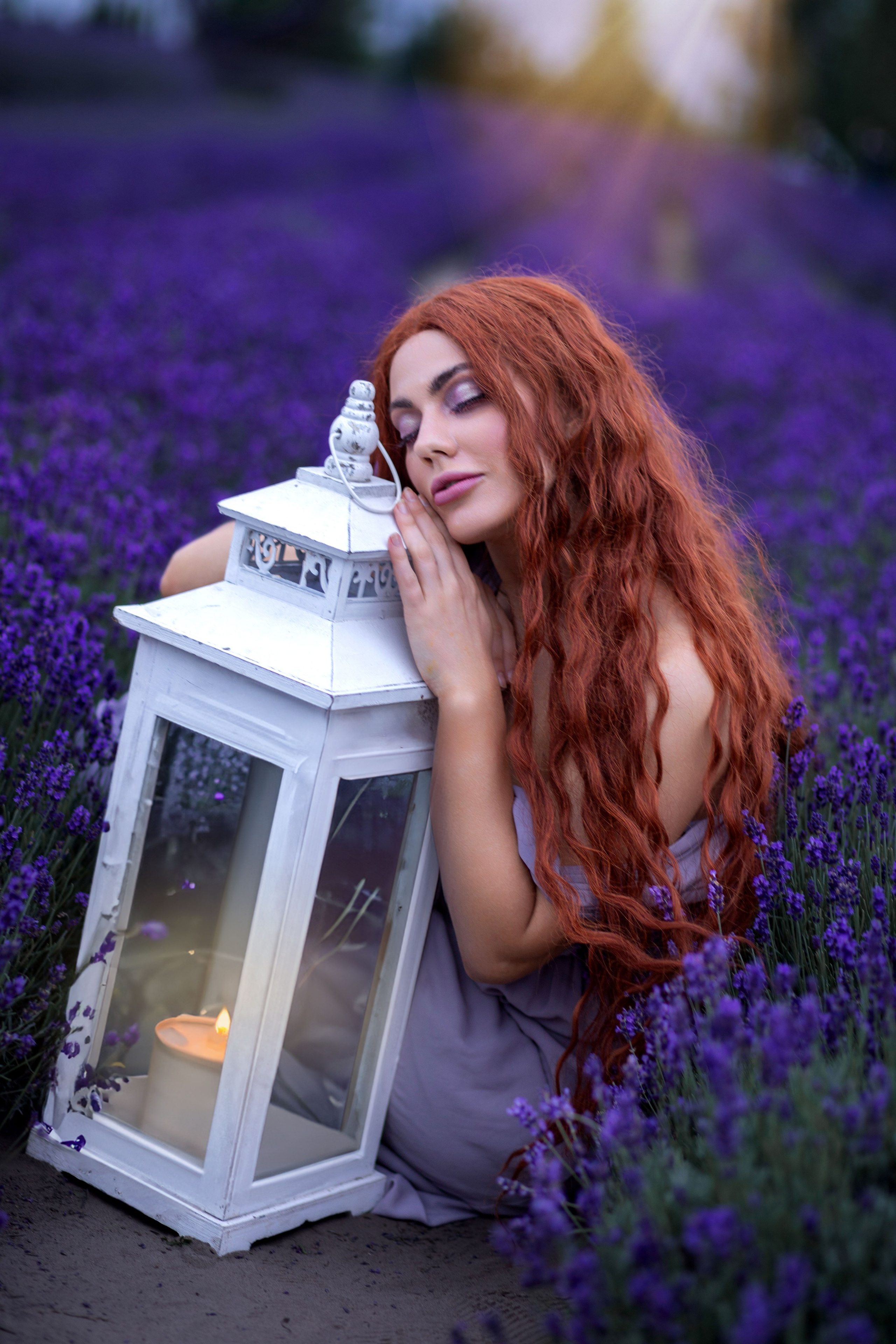 Лавандовий вечір з Олесею. Сімейний та дитячий фотограф Київ, Ірпінь, Буча — Галина Пивоварова