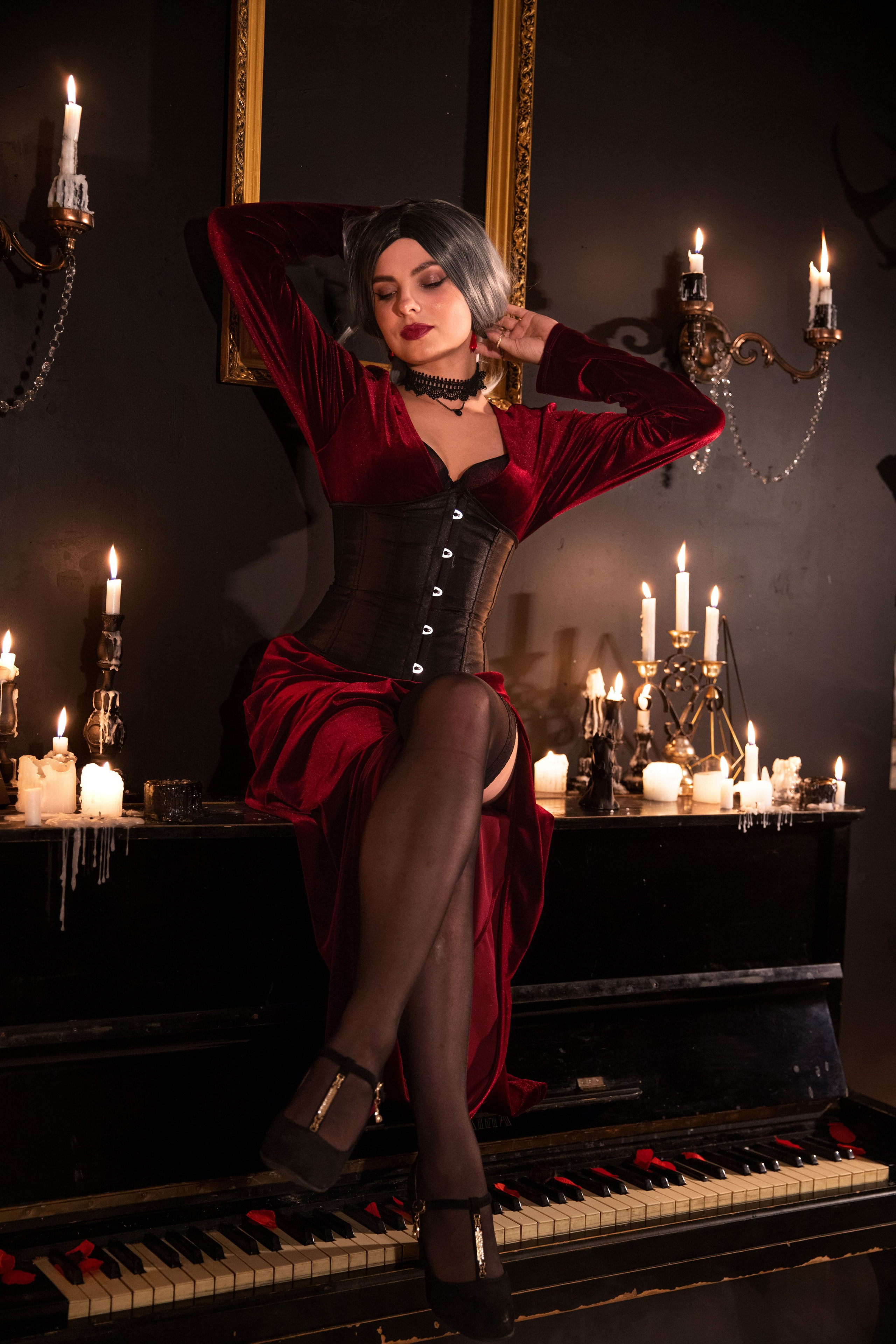 Жіноча фотозйомка з Інною «Вампірська сага». Сімейний та дитячий фотограф Київ, Ірпінь, Буча — Галина Пивоварова