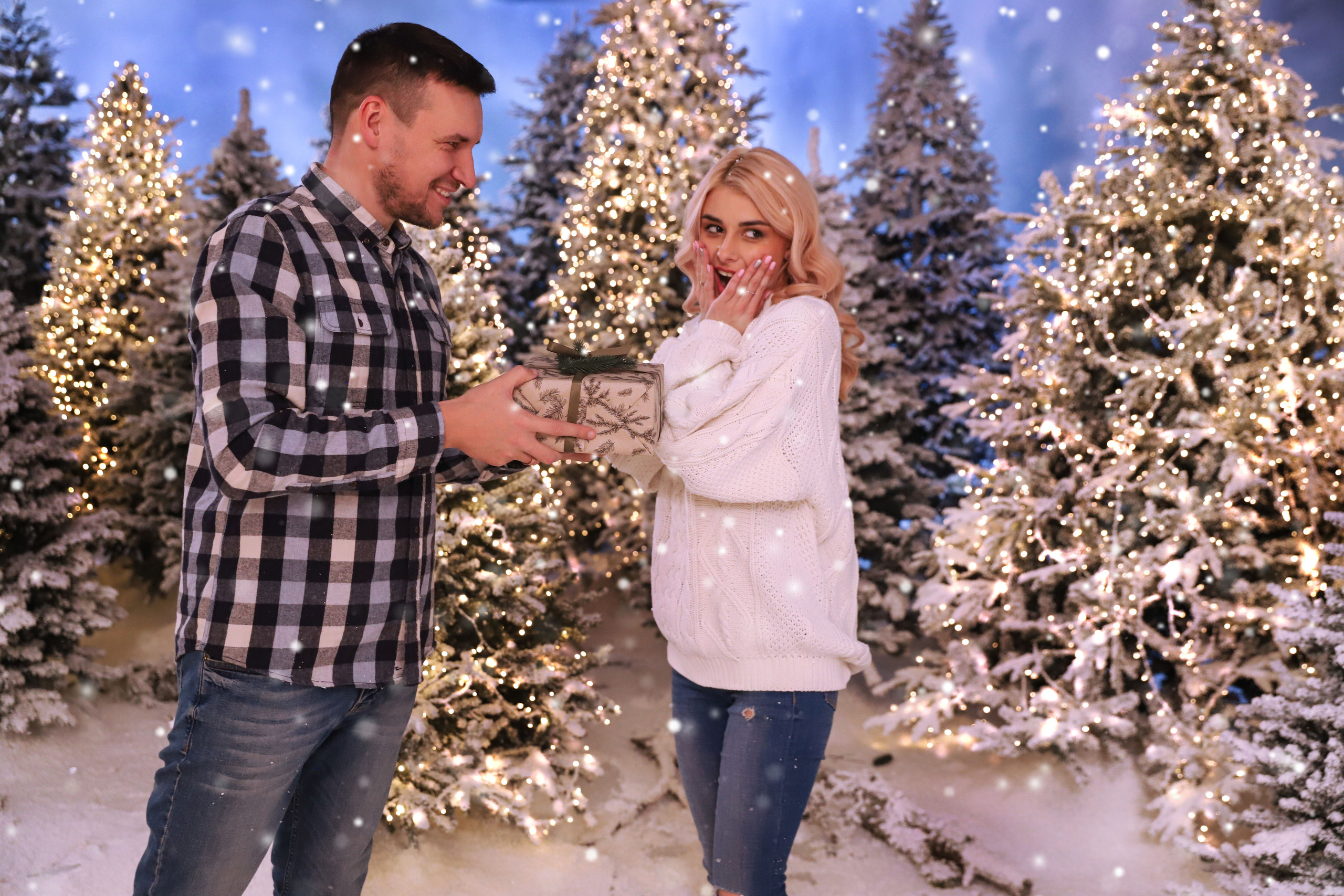 Семейная фотосессия в заснеженном лесу. Сімейний та дитячий фотограф Київ, Ірпінь, Буча — Галина Пивоварова