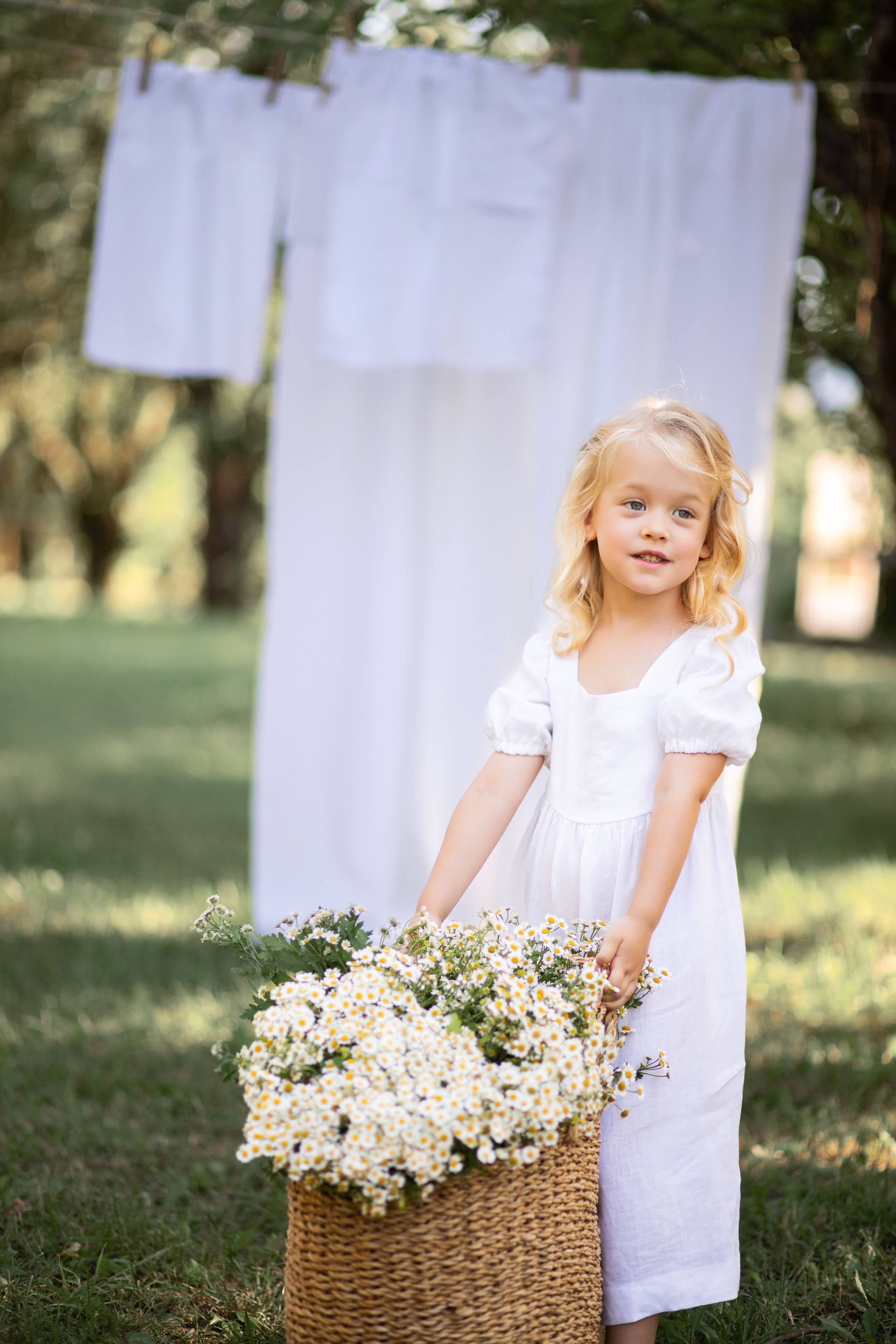 Літня дитяча фотозйомка в саду. Сімейний та дитячий фотограф Київ, Ірпінь, Буча — Галина Пивоварова