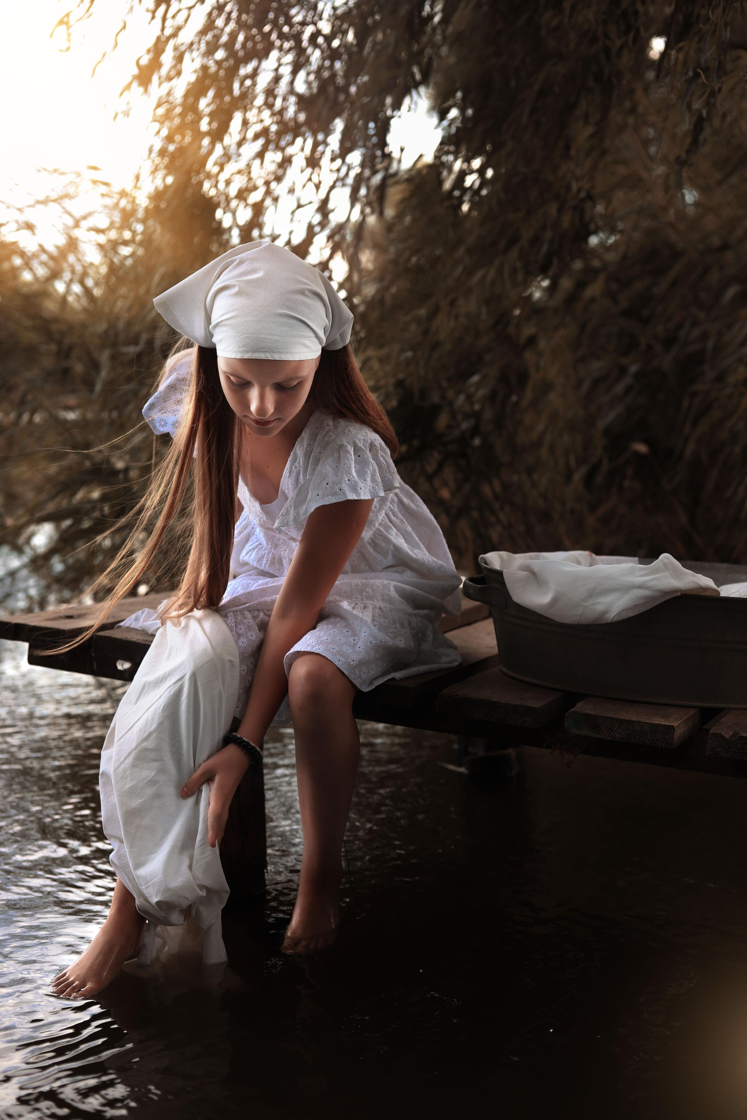 Фотосесія «Прання на озері». Сімейний та дитячий фотограф Київ, Ірпінь, Буча — Галина Пивоварова