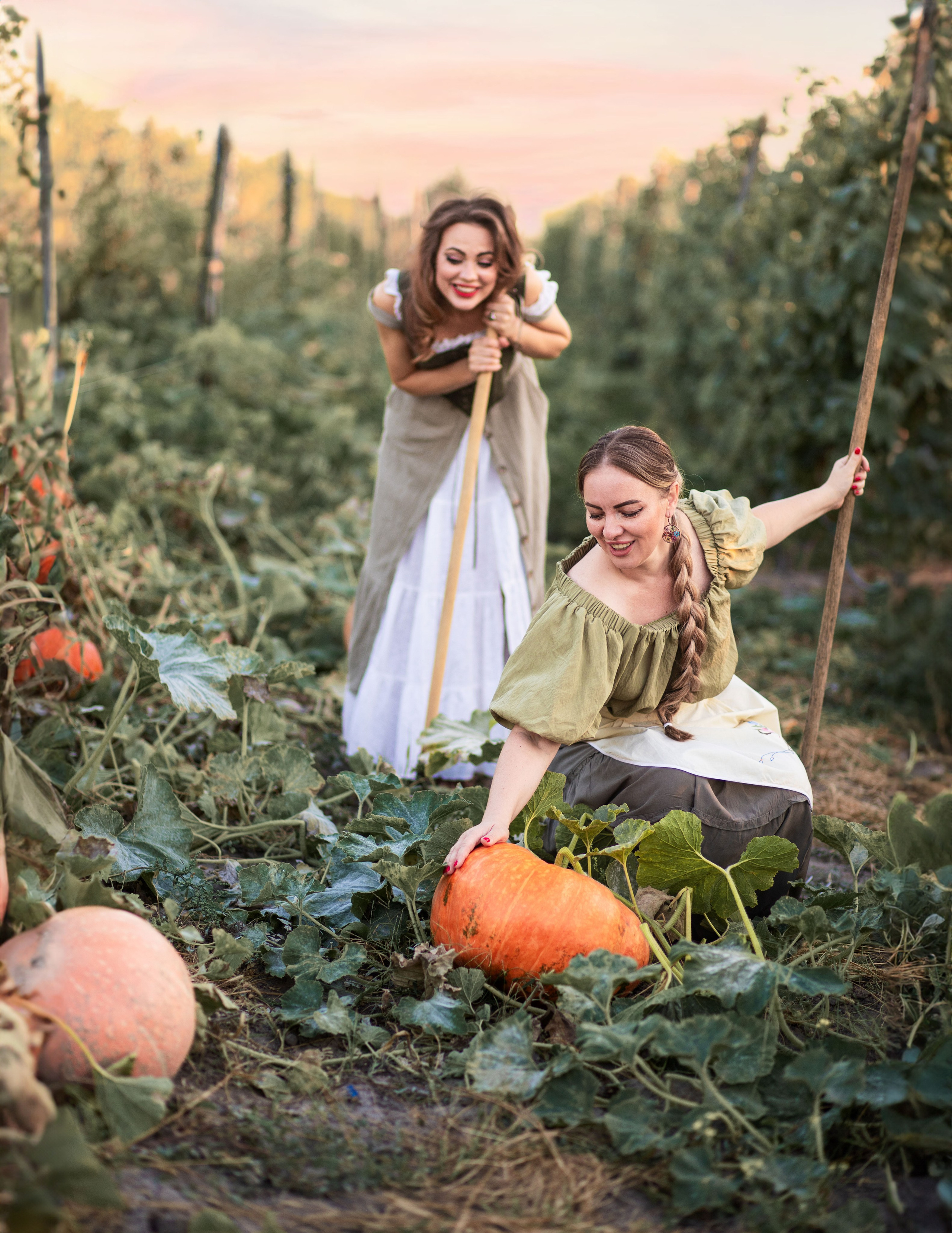 Осіння фотозйомка в гарбузовому полі. Сімейний та дитячий фотограф Київ, Ірпінь, Буча — Галина Пивоварова