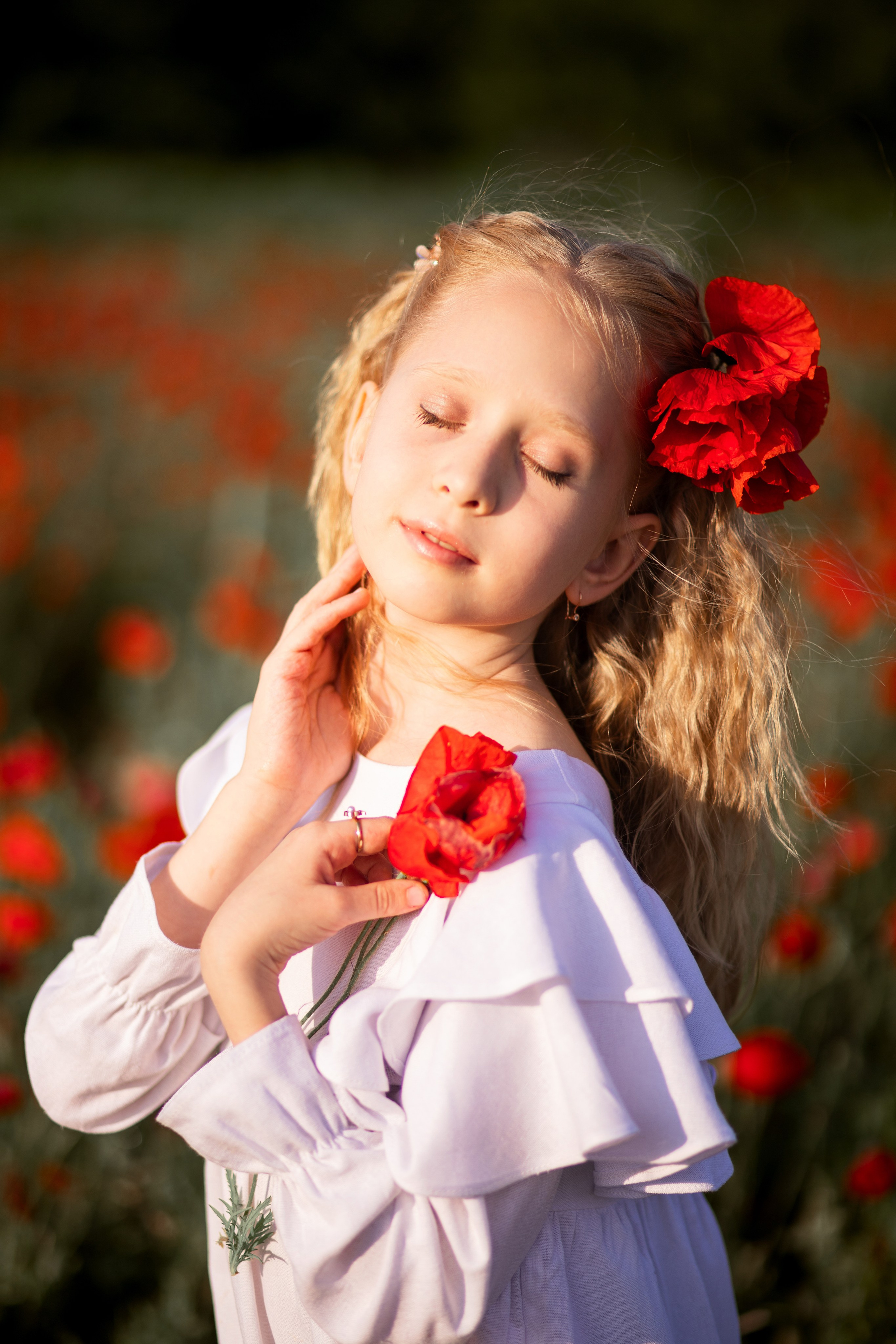 Фотопрогулянка маковим полем з Юлечкою. Сімейний та дитячий фотограф Київ, Ірпінь, Буча — Галина Пивоварова